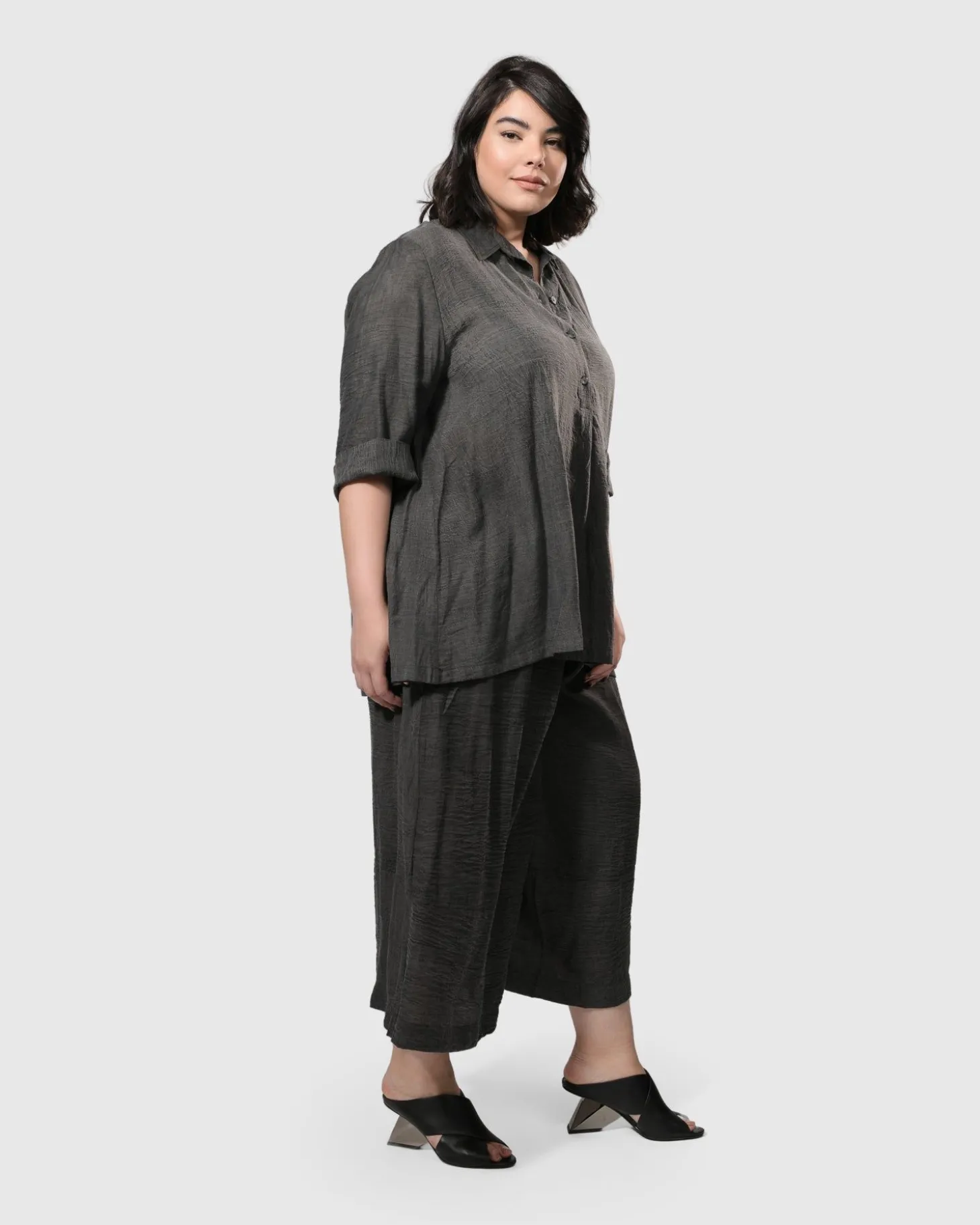 Women Alembika Dana Palazzo Pants, Dove Grey