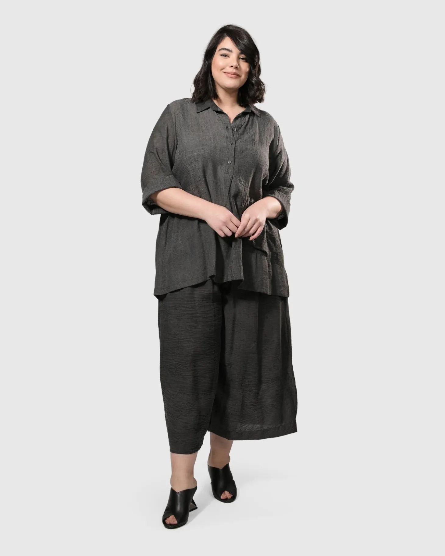Women Alembika Dana Palazzo Pants, Dove Grey