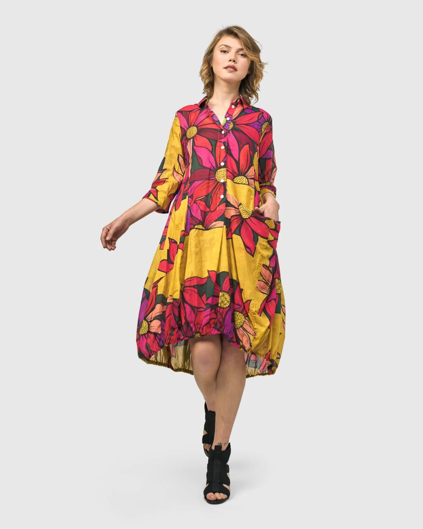 Women Alembika Dandelion Wonderful Dress, Bouquet