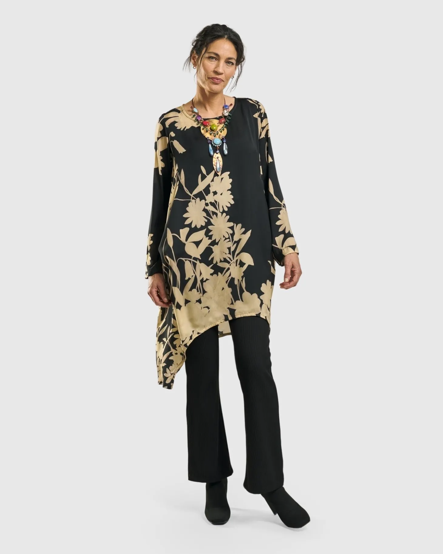 Women Alembika Daylily Tunic Top, Floral