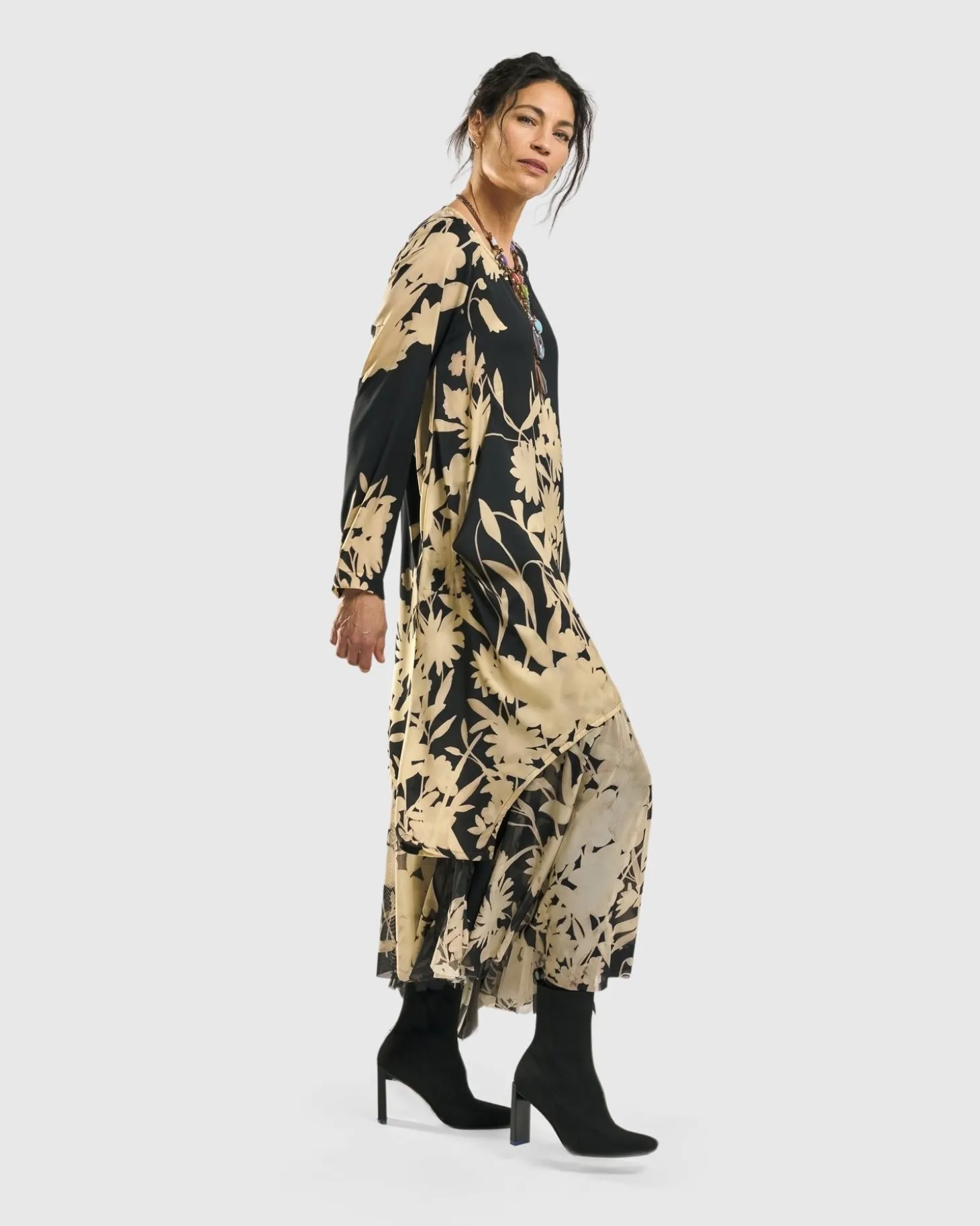 Women Alembika Daylily Tunic Top, Floral