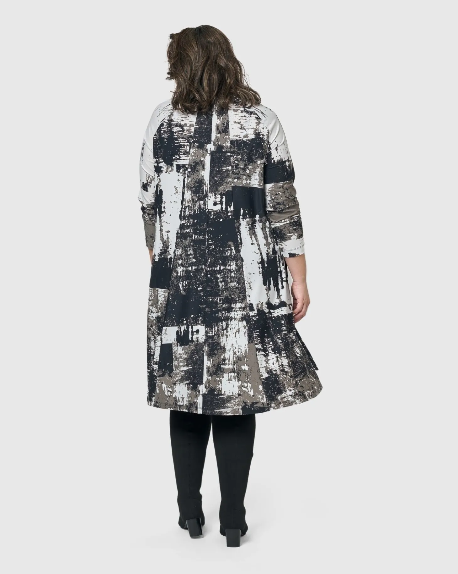 Women Alembika Digi A-Line Dress, Marble