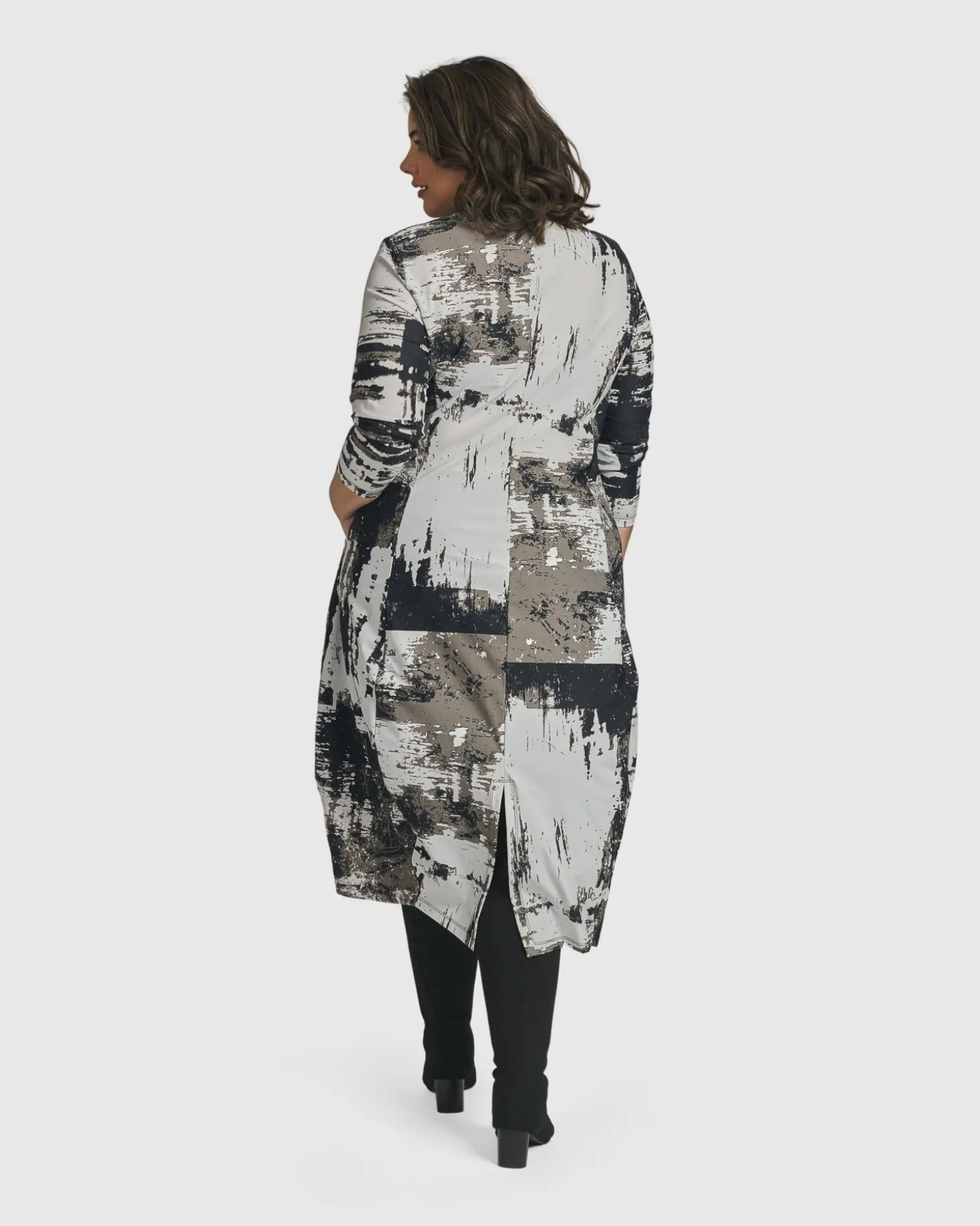Women Alembika Digi Cocoon Dress, Marble