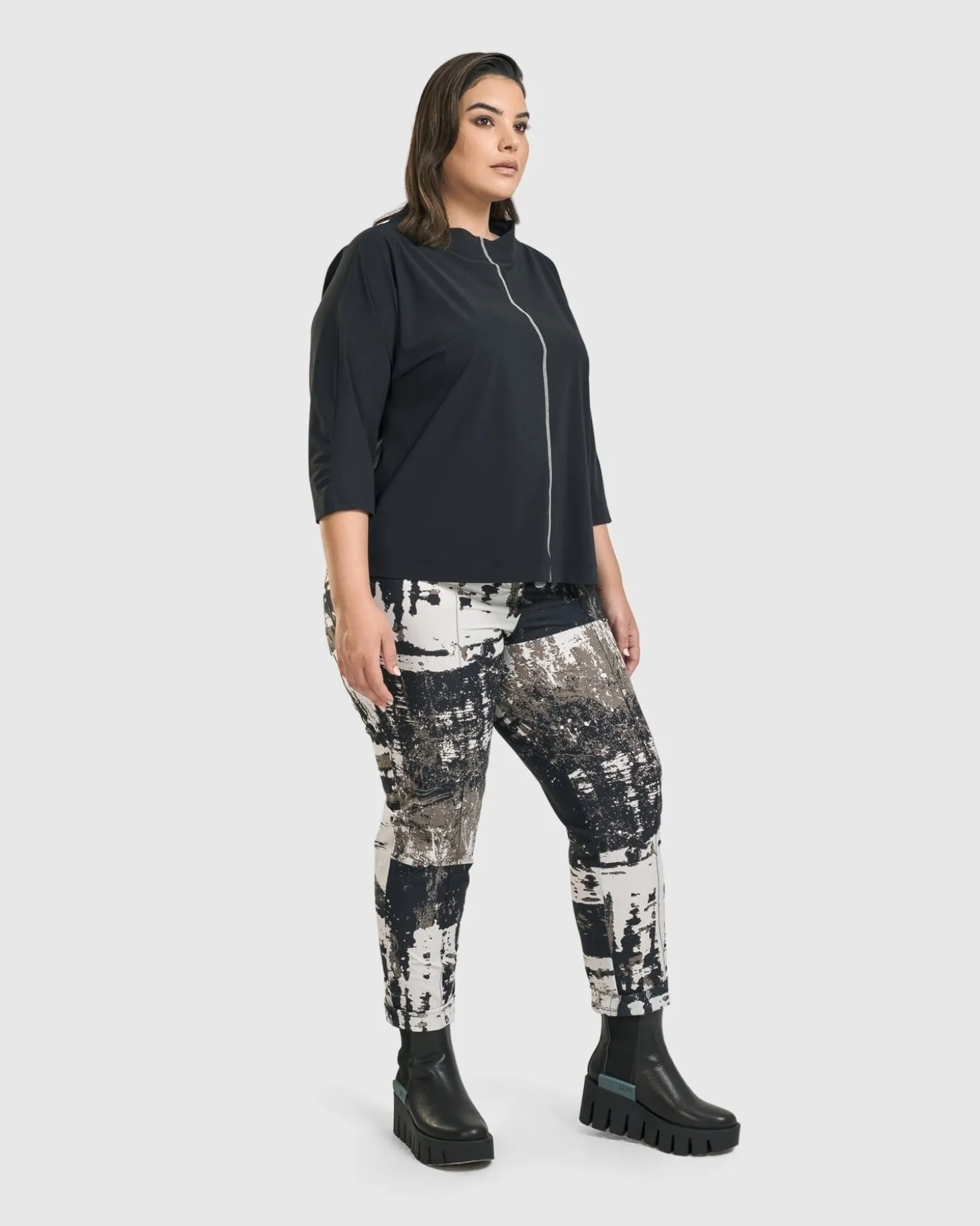 Women Alembika Digi Slim Pants, Marble
