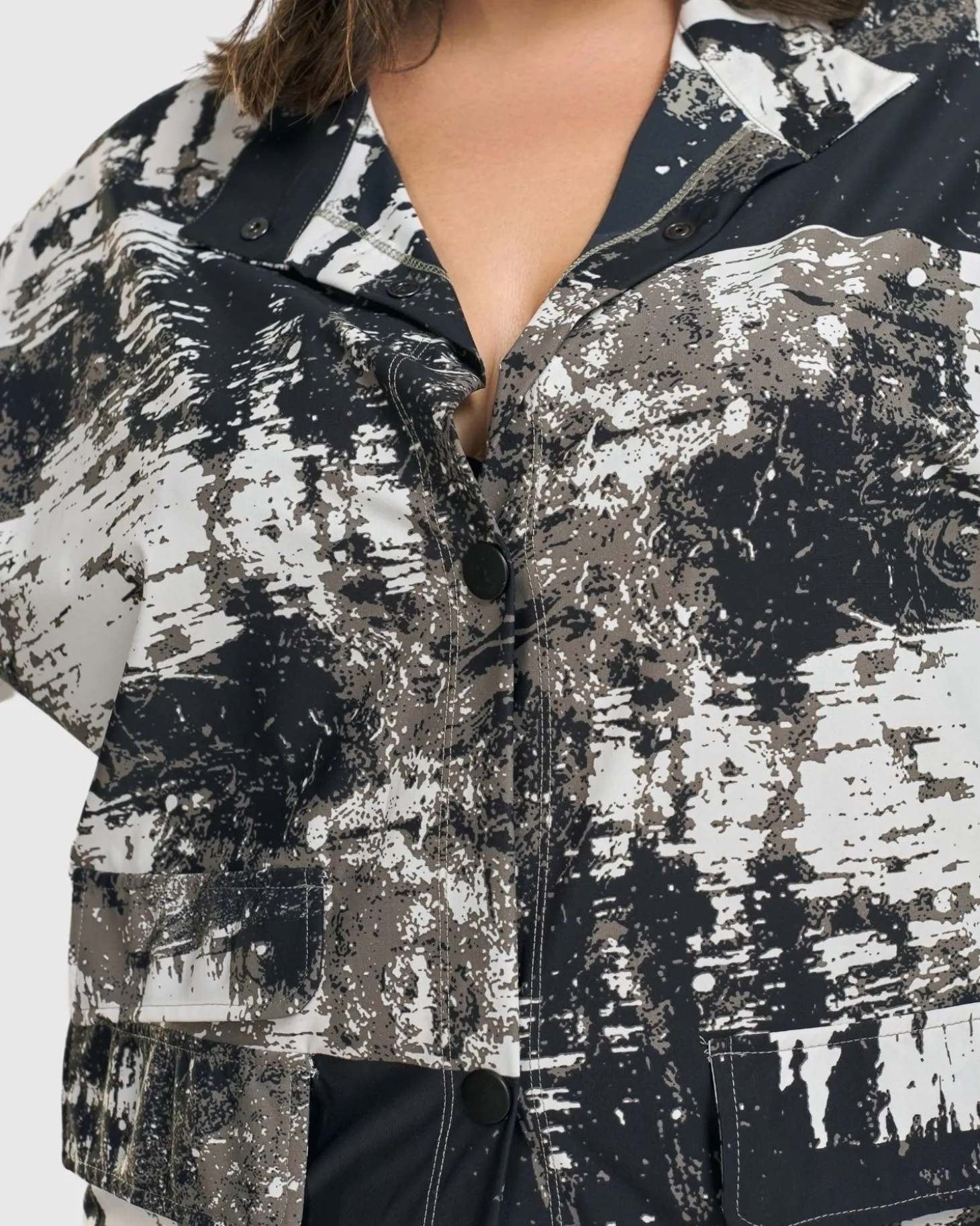 Women Alembika Digi Tech Jacket, Marble