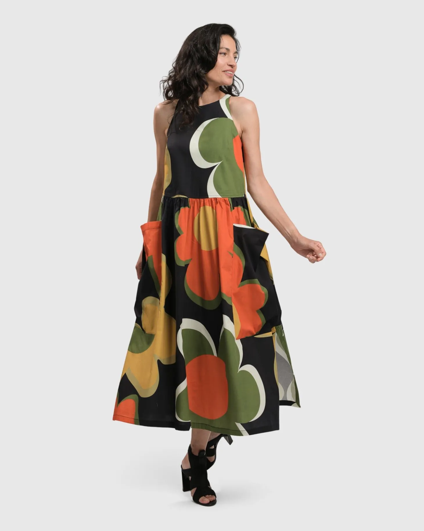 Women Alembika Dina Sleeveless Maxi Dress, Floral