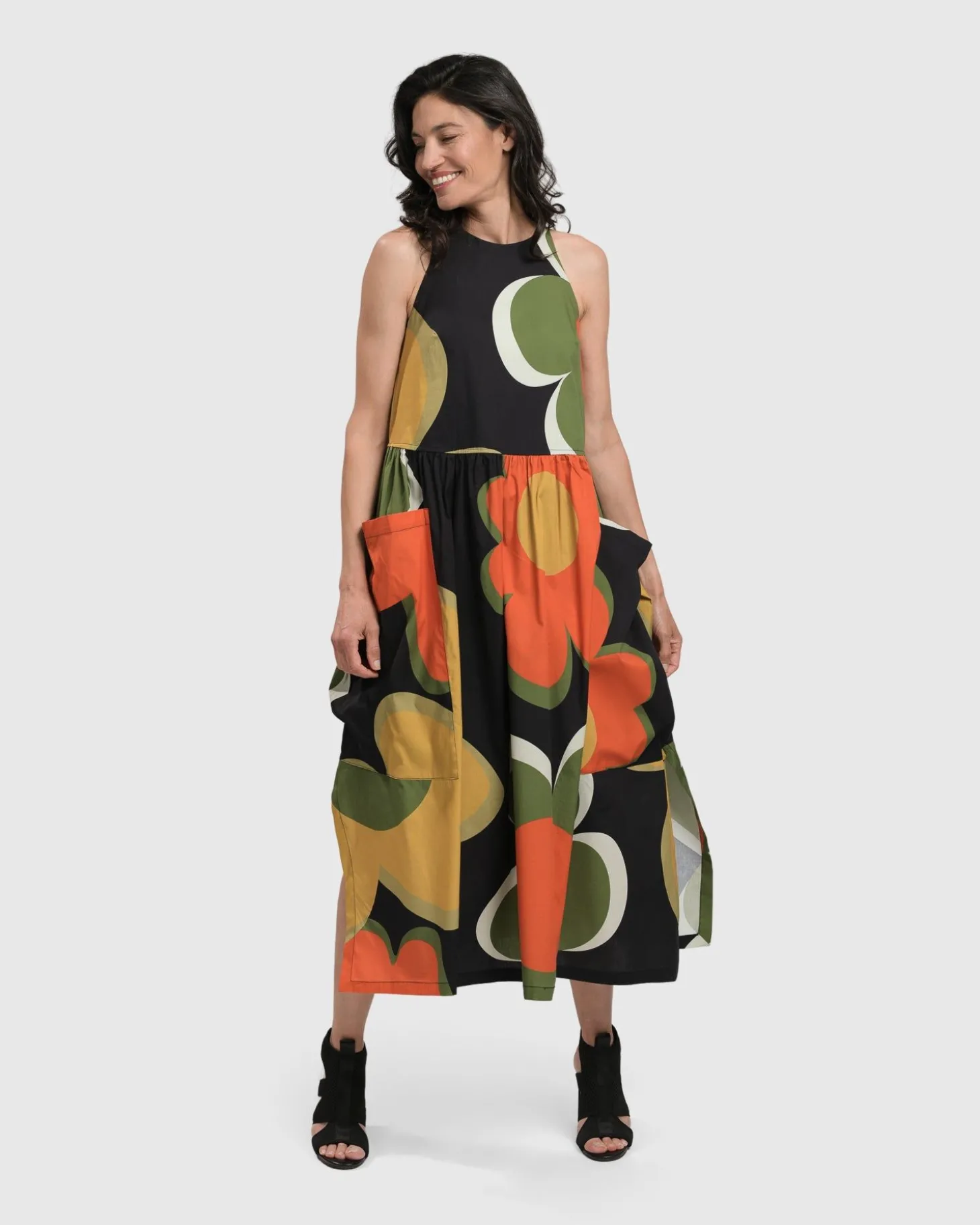 Women Alembika Dina Sleeveless Maxi Dress, Floral