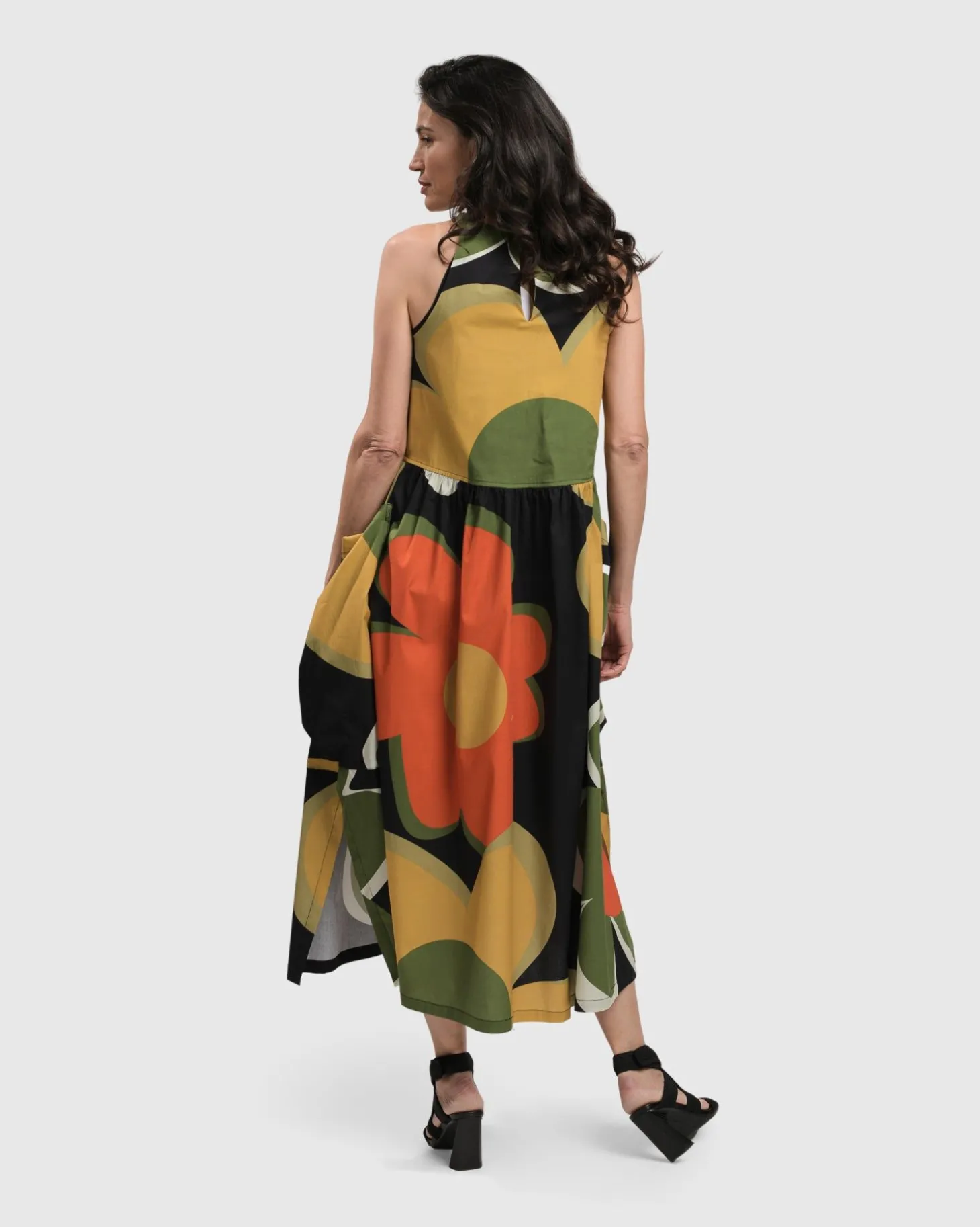 Women Alembika Dina Sleeveless Maxi Dress, Floral