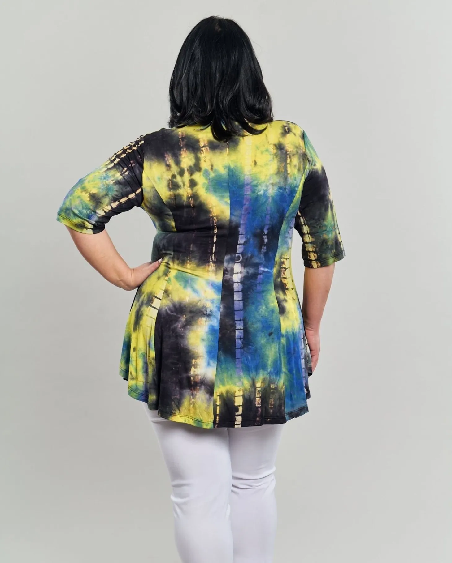 Women Alembika Dreamy V-Neck Top, Tie Dye
