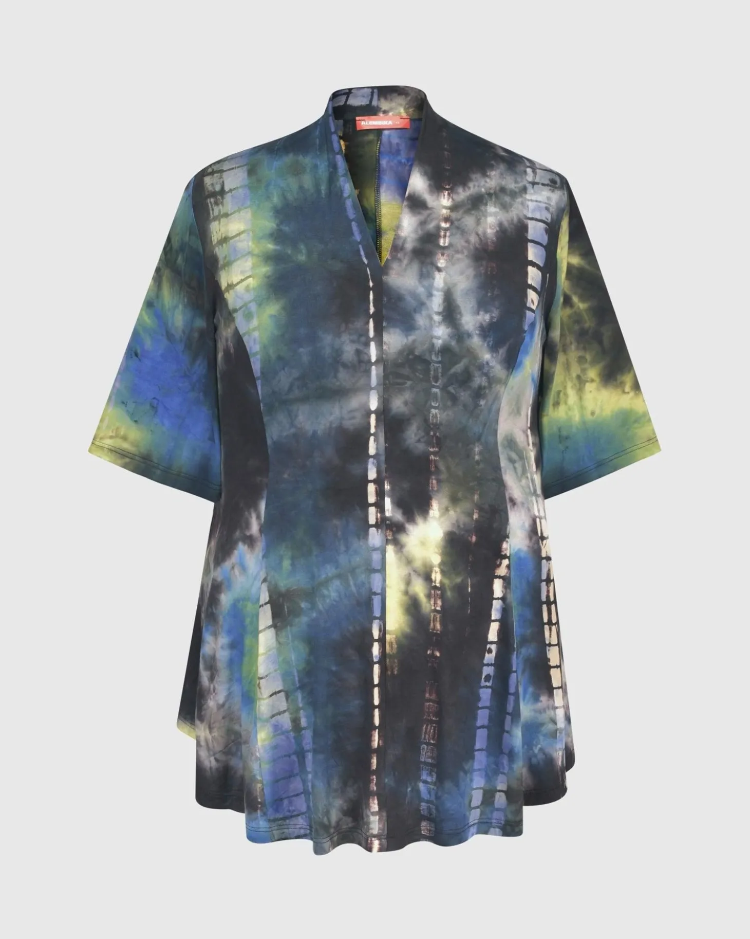 Women Alembika Dreamy V-Neck Top, Tie Dye
