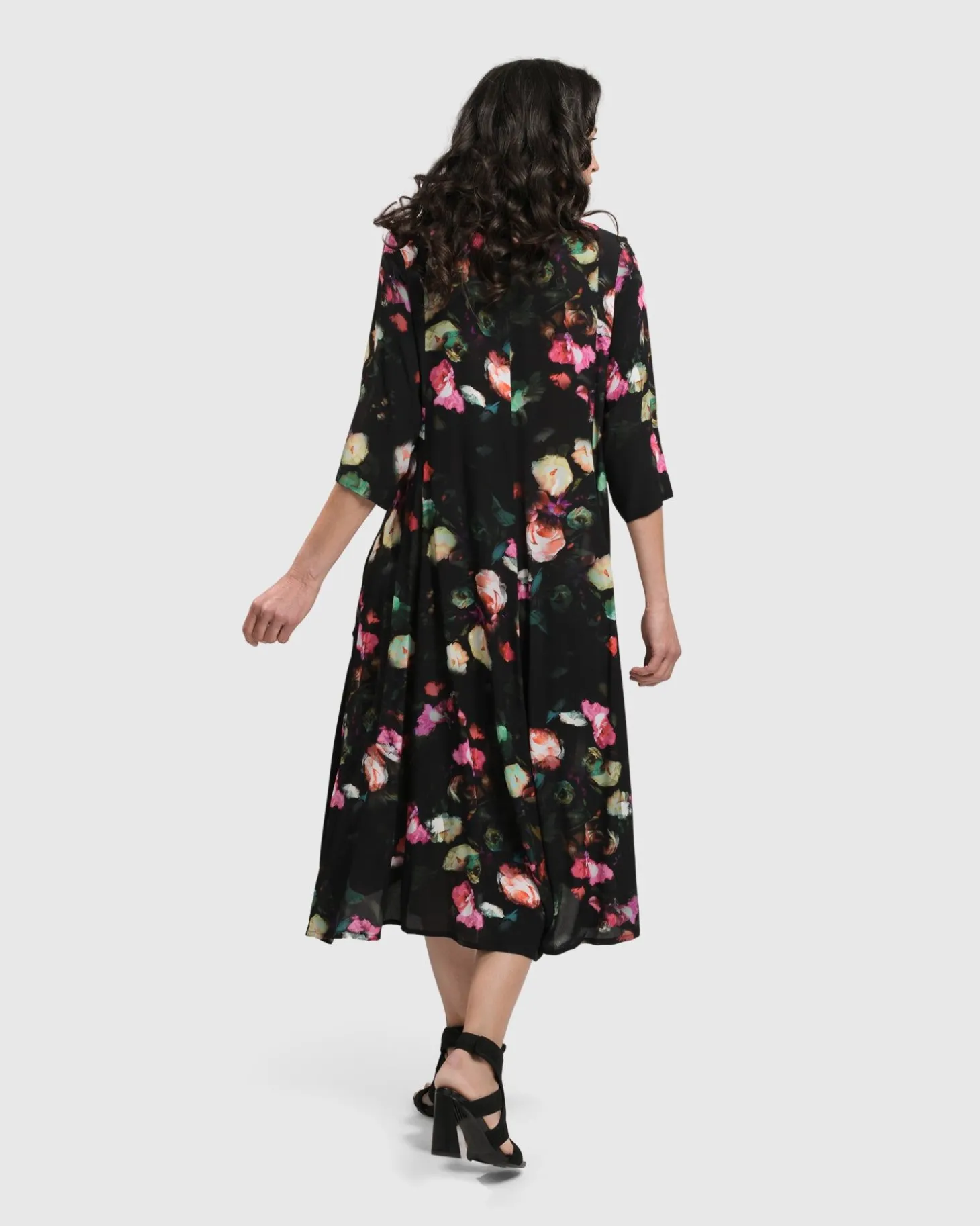 Women Alembika Drinks-On-Me Maxi Shirt Dress, Floral