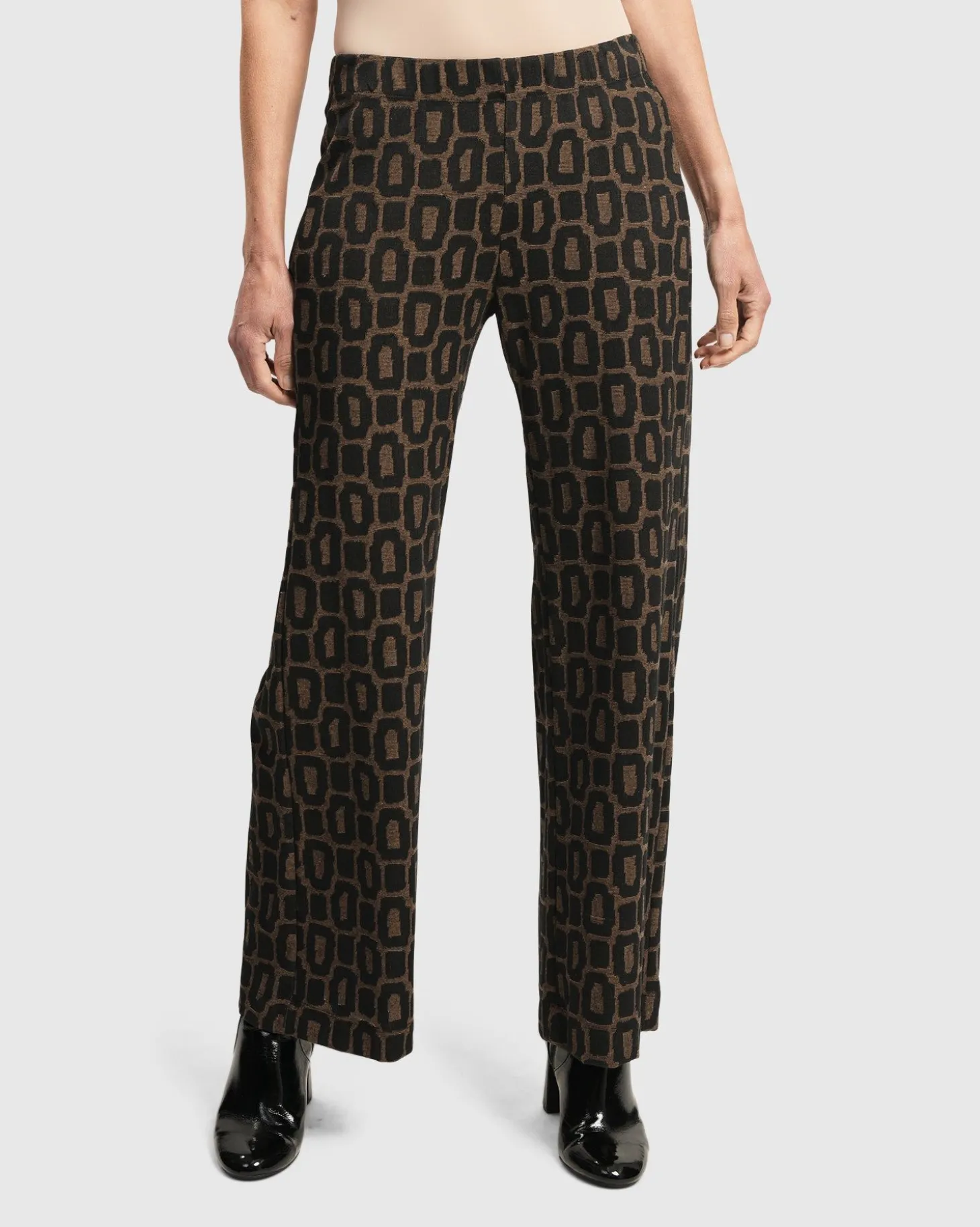 Women Alembika Dynamite Days Straight Leg Pants, Coffee