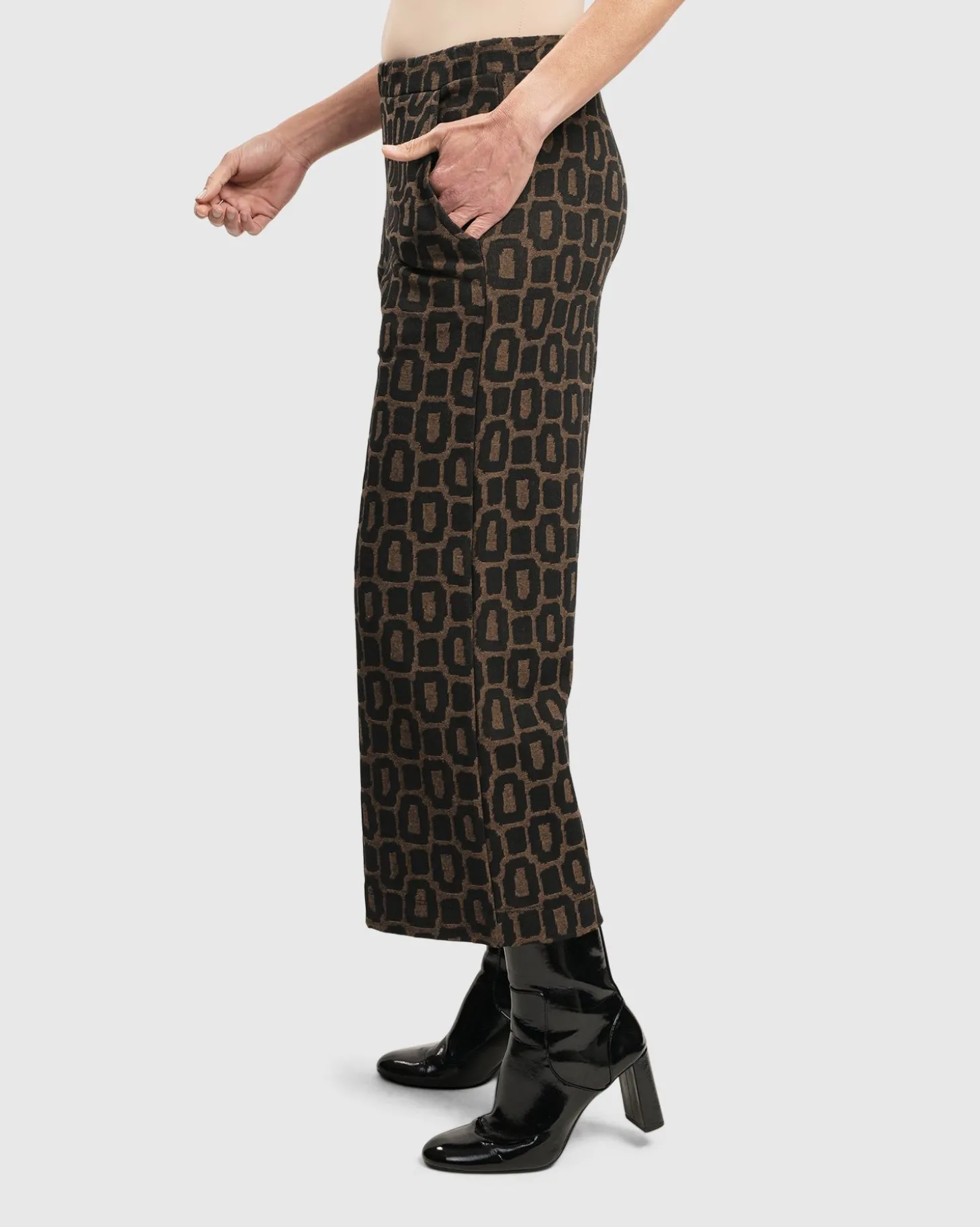 Women Alembika Dynamite Days Straight Leg Pants, Coffee