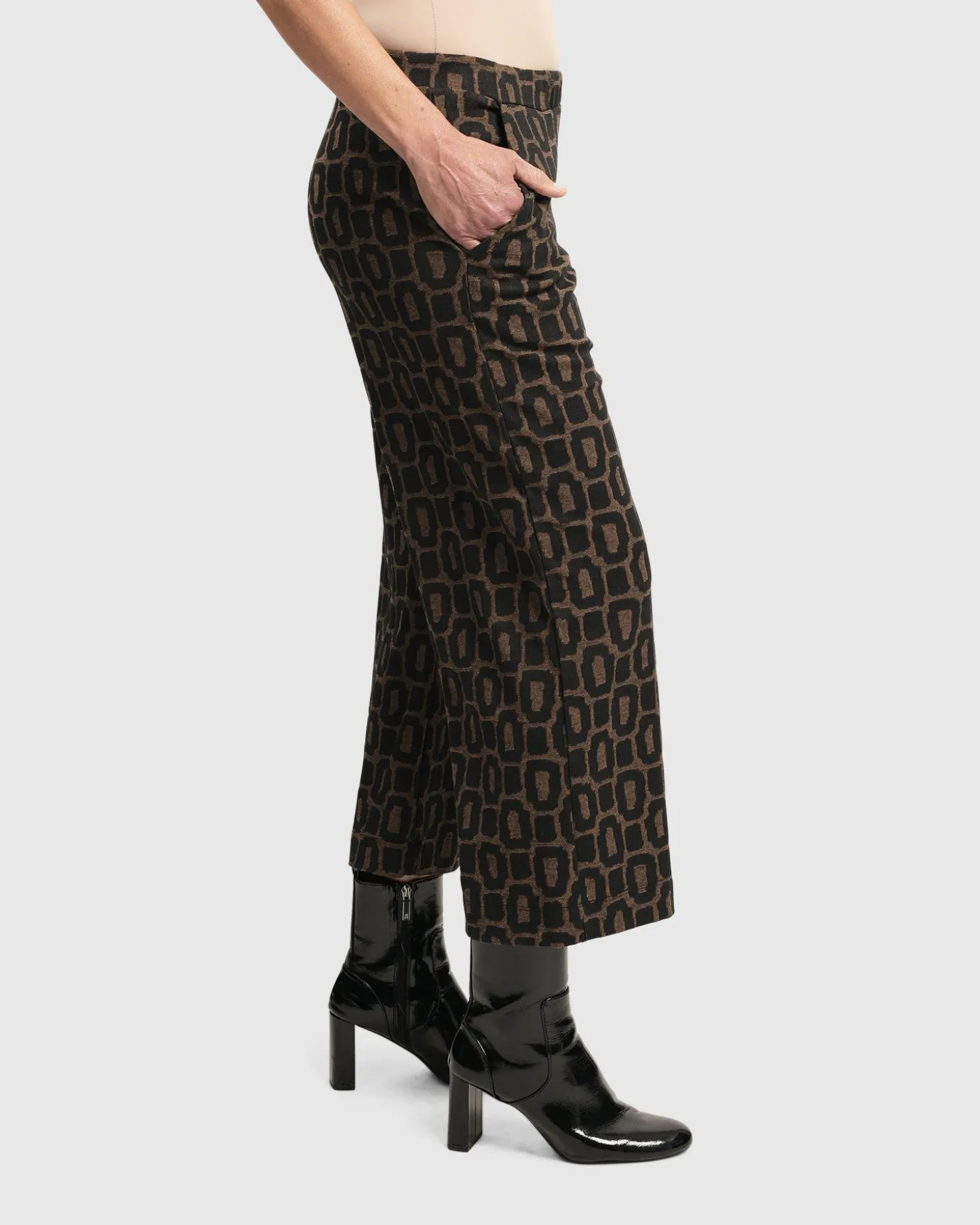 Women Alembika Dynamite Days Straight Leg Pants, Coffee