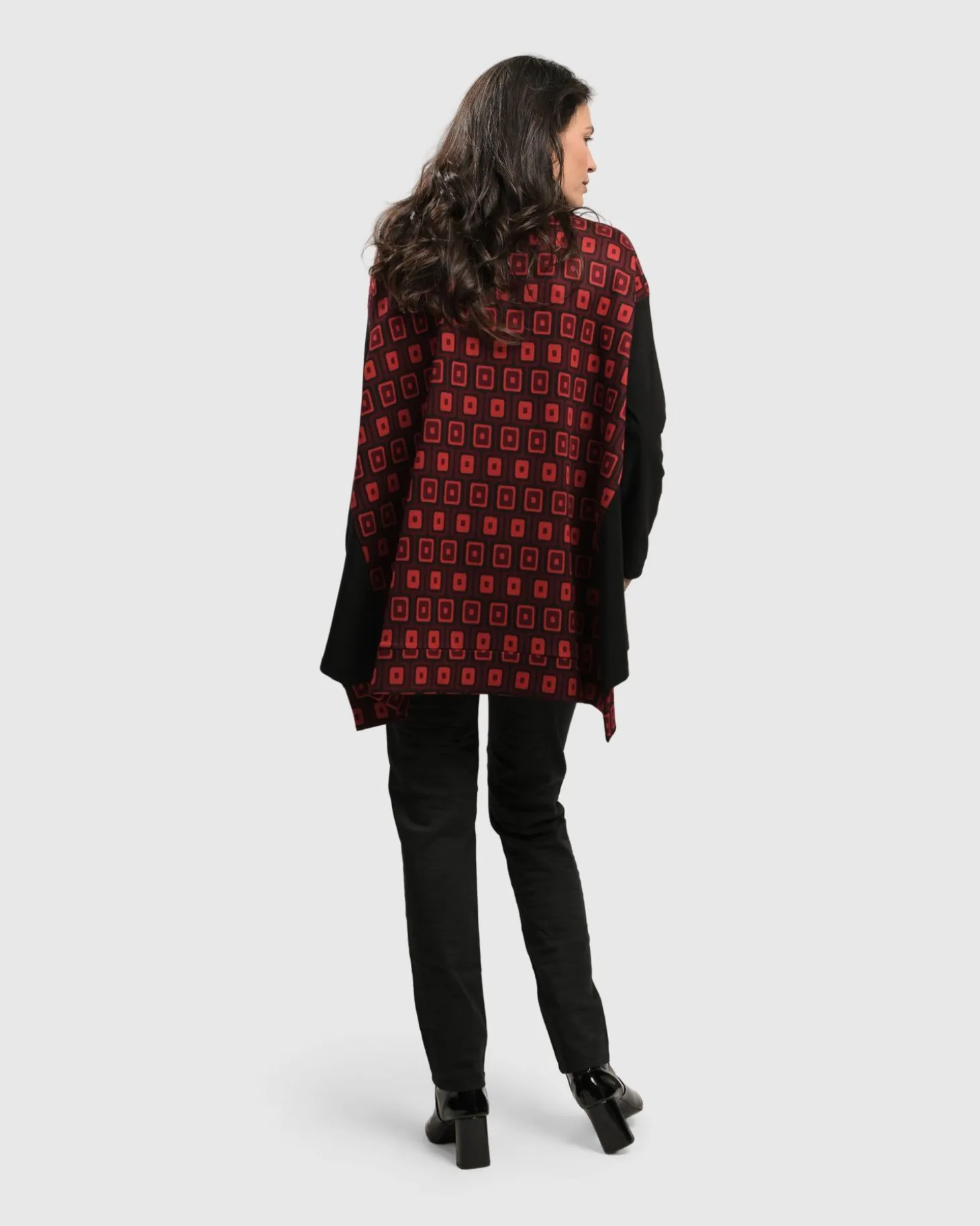 Women Alembika Dynamite Days Swing Tunic Top, Red