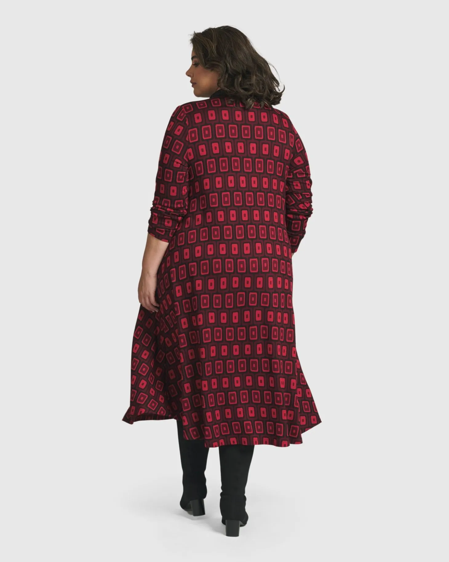 Women Alembika Dynamite Shirt Dress, Red