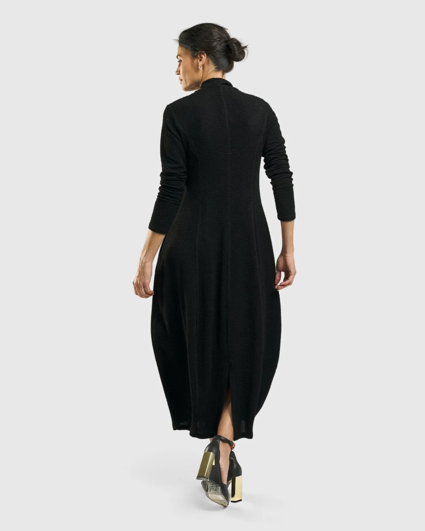 Women Alembika Elvira Cocoon Dress, Black