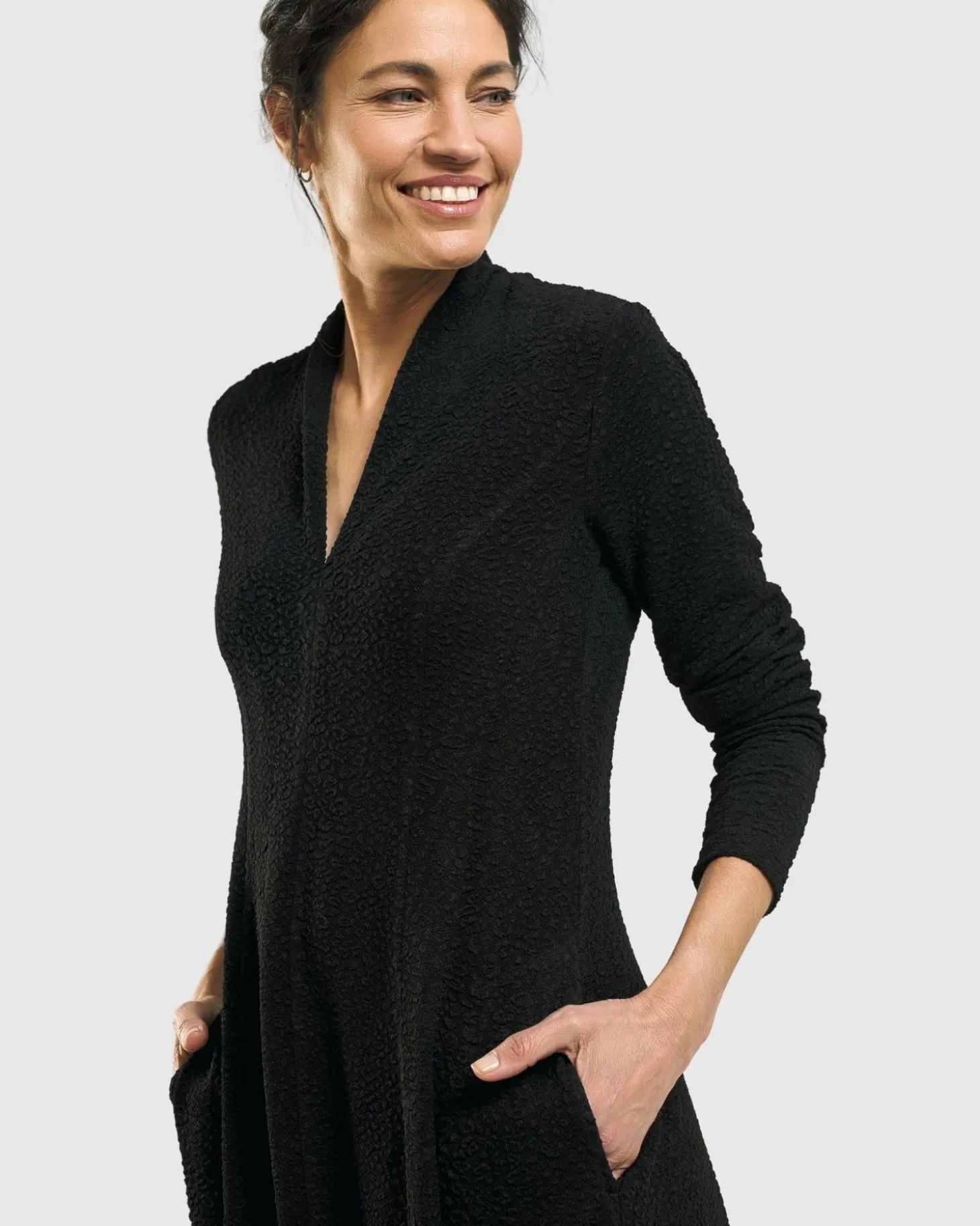 Women Alembika Elvira Cocoon Dress, Black