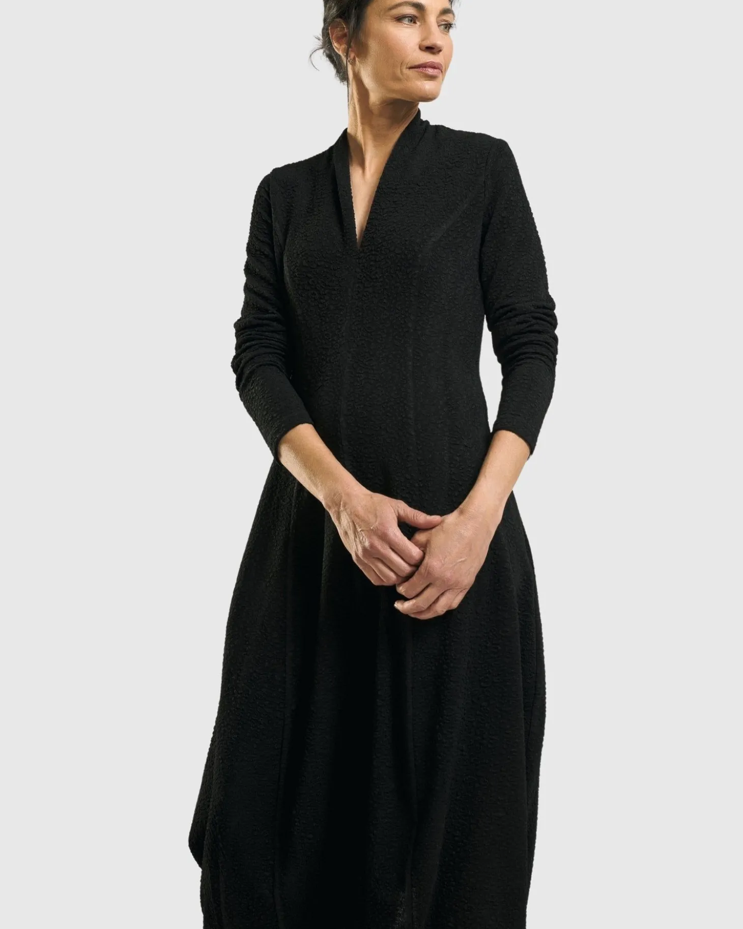 Women Alembika Elvira Cocoon Dress, Black