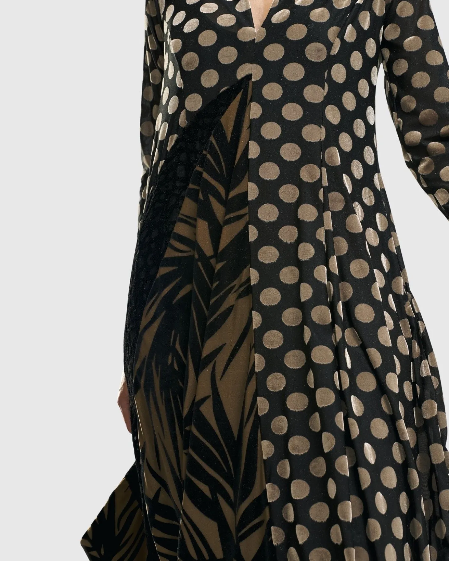 Women Alembika Equinox Cocoon Dress, Gold