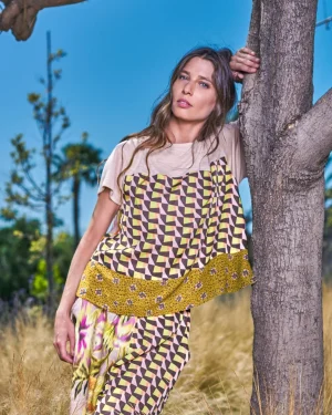 Women Alembika Escher Boxy Tee, Mix