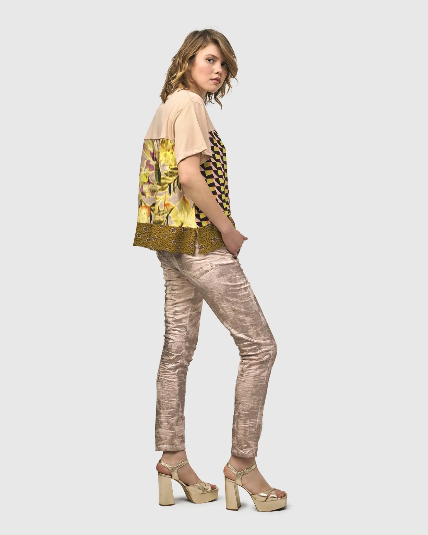 Women Alembika Escher Boxy Tee, Mix