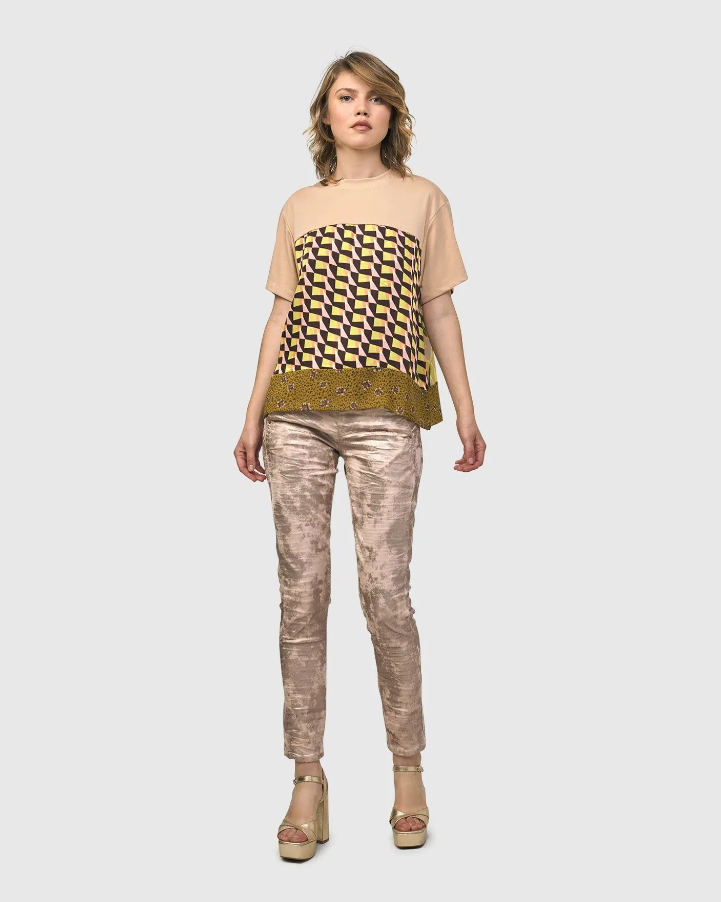 Women Alembika Escher Boxy Tee, Mix
