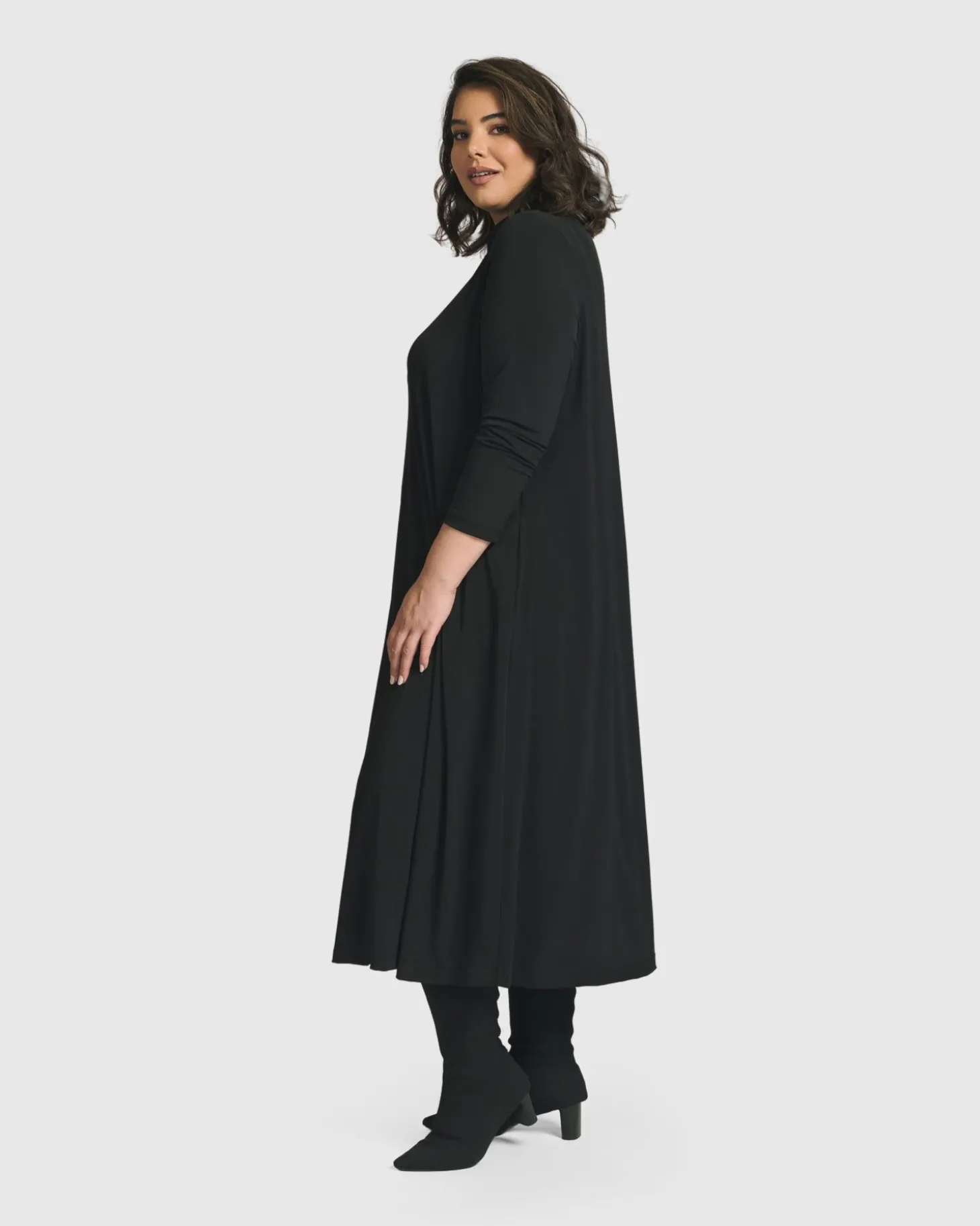Women Alembika Essential A Line Dress, Black