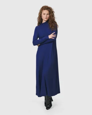 Women Alembika Essential A-Line Dress, Royal Blue