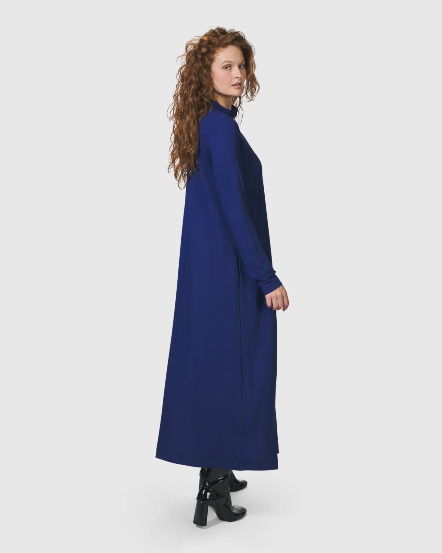 Women Alembika Essential A-Line Dress, Royal Blue