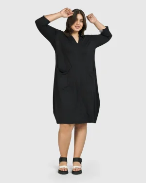 Women Alembika Essential Cargo Dress, Black