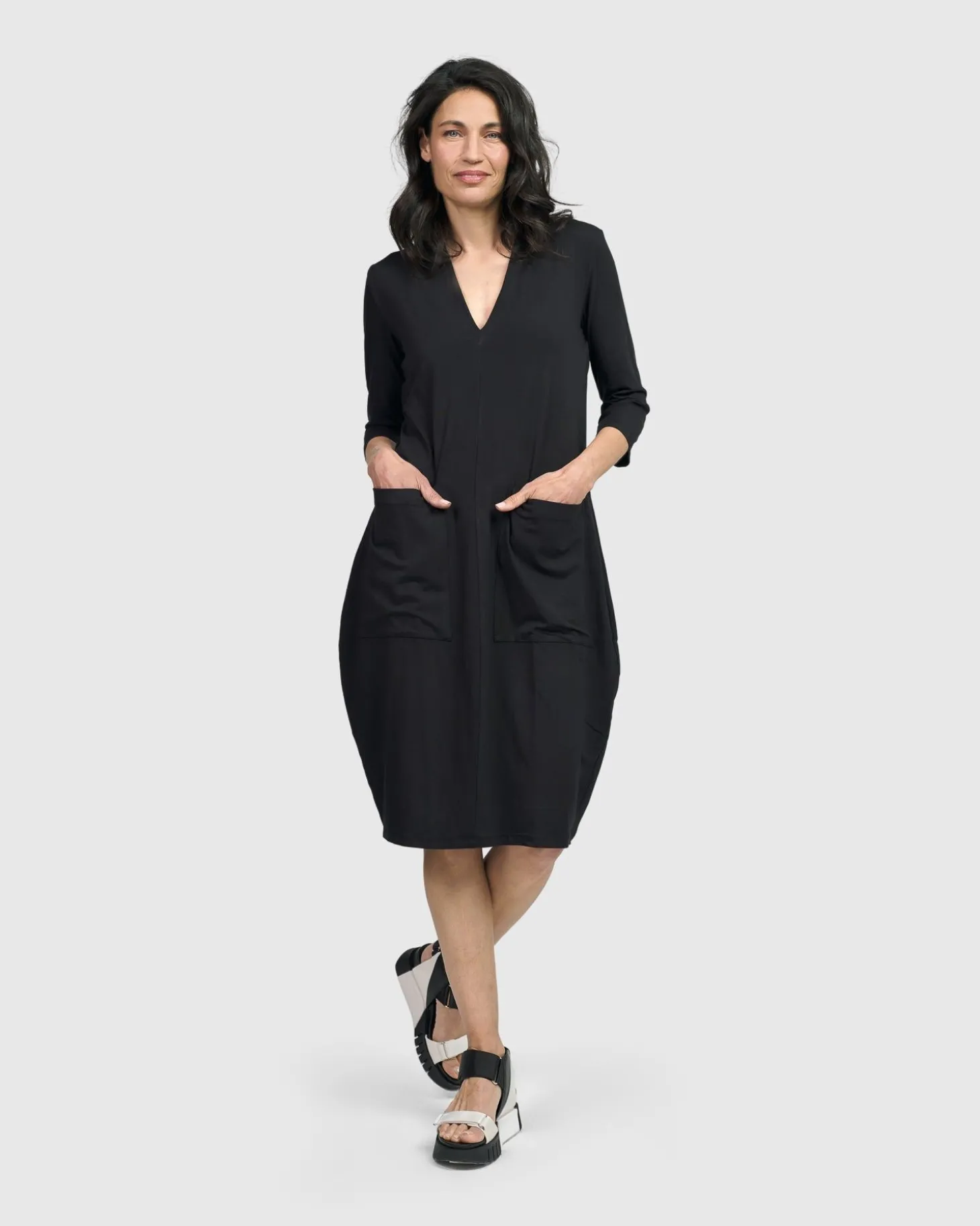 Women Alembika Essential Cargo Dress, Black