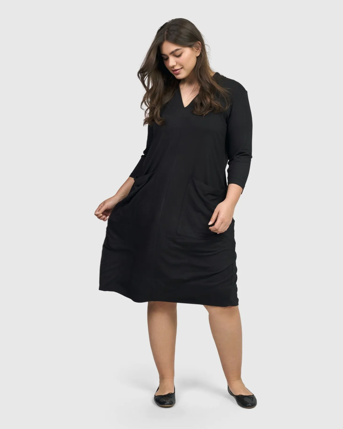 Women Alembika Essential Cargo Dress, Black
