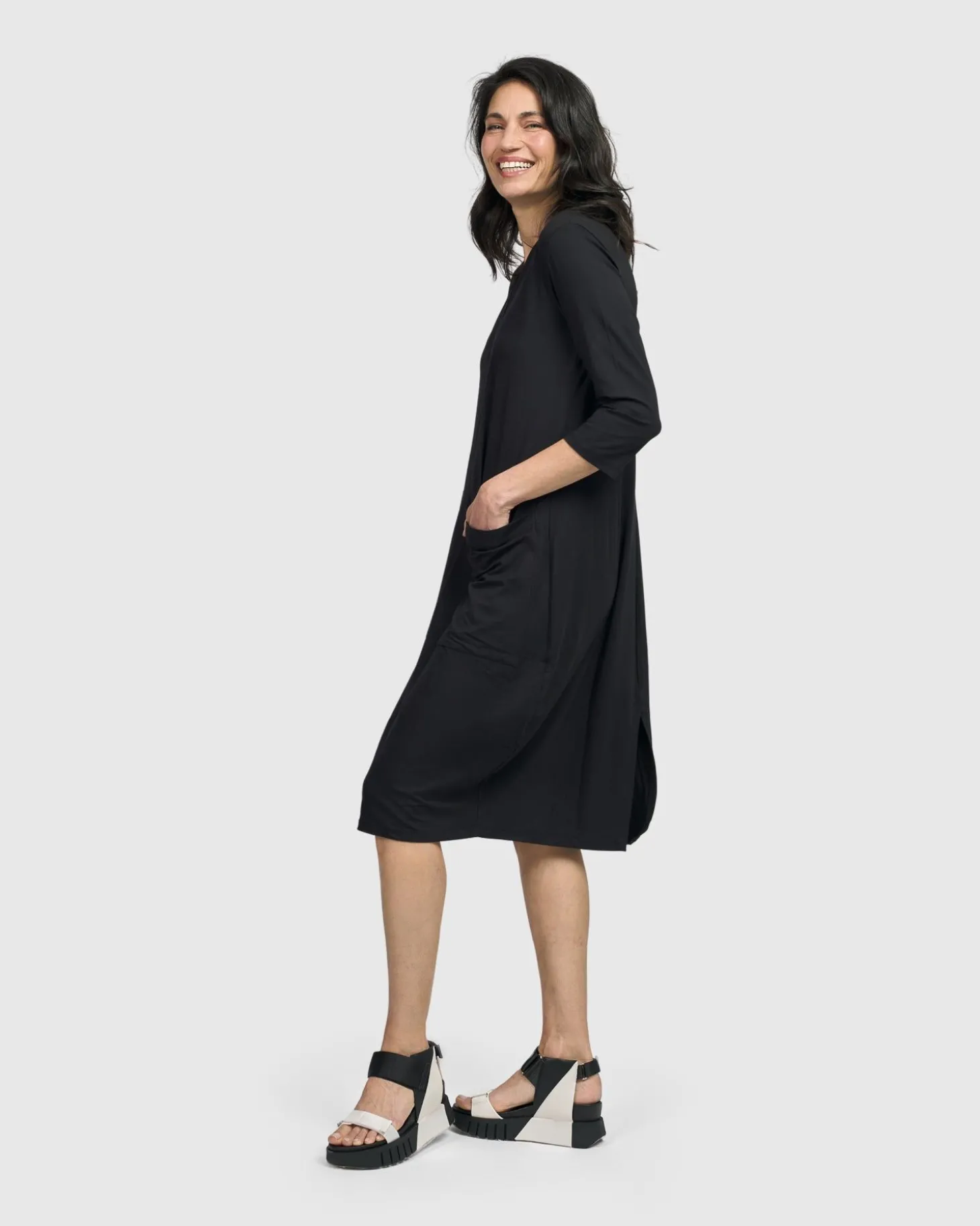 Women Alembika Essential Cargo Dress, Black