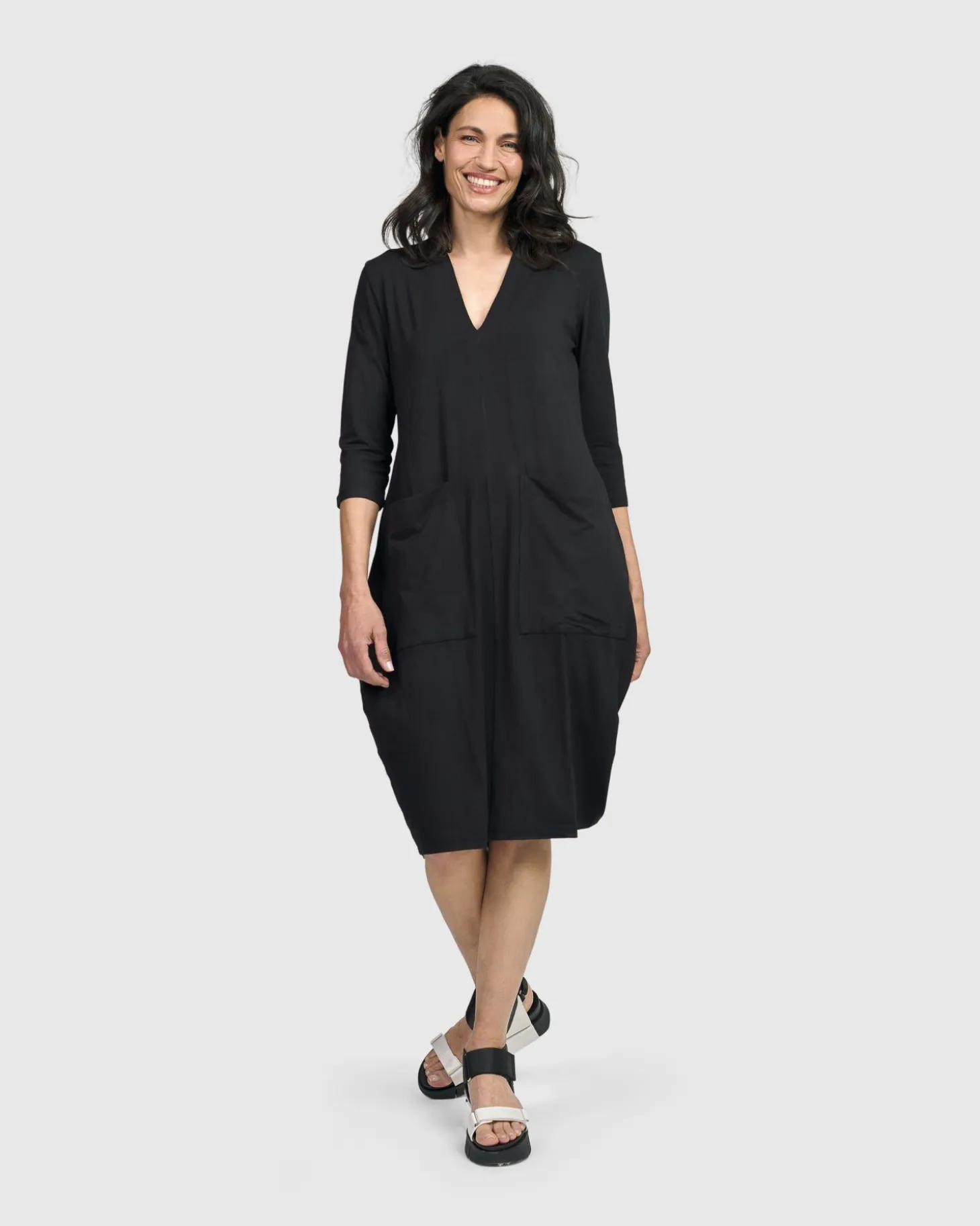 Women Alembika Essential Cargo Dress, Black
