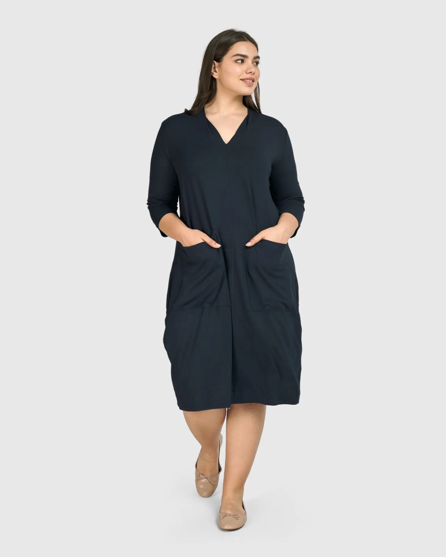 Women Alembika Essential Cargo Dress, Ocean