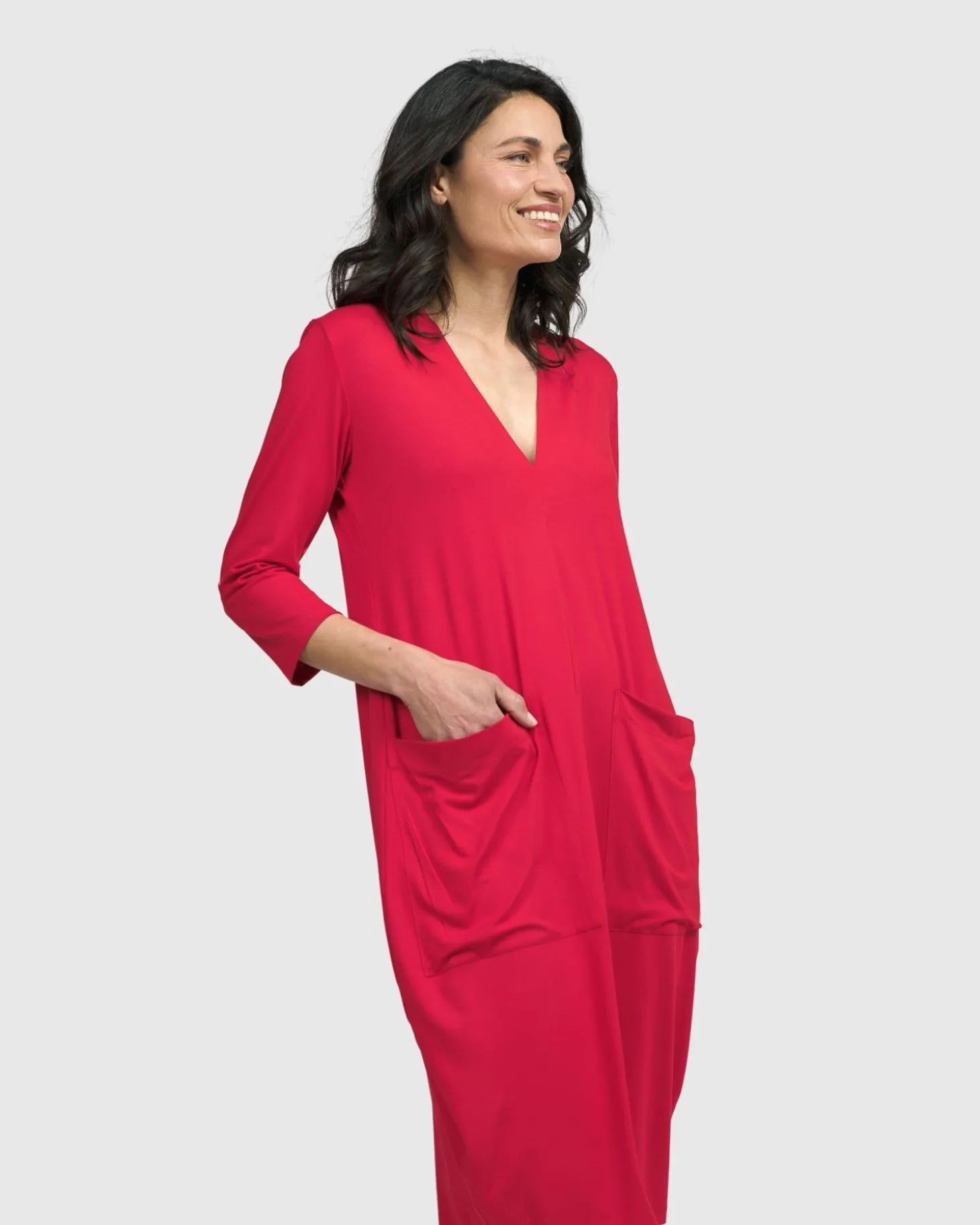 Women Alembika Essential Cargo Dress, Red Rose
