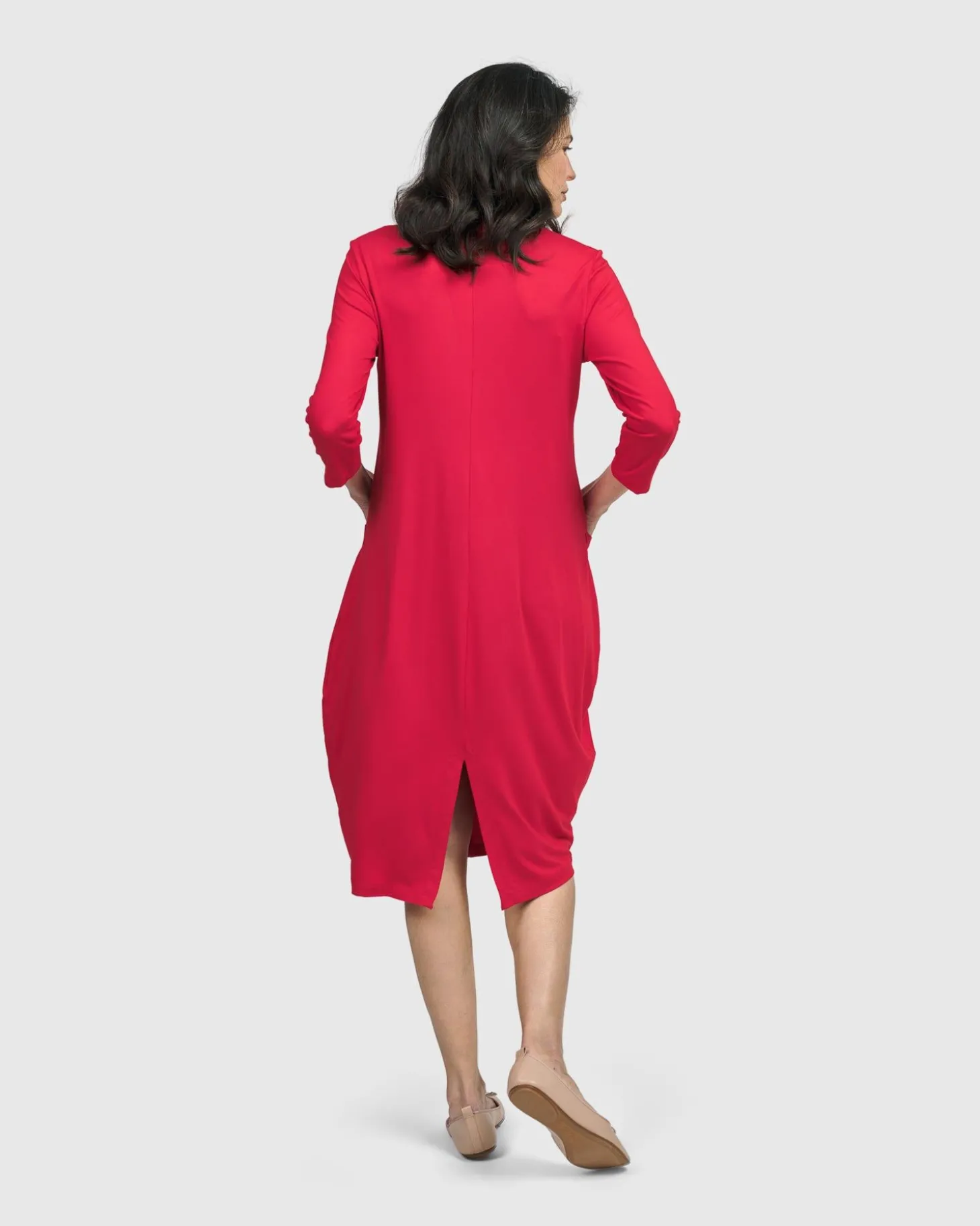 Women Alembika Essential Cargo Dress, Red Rose