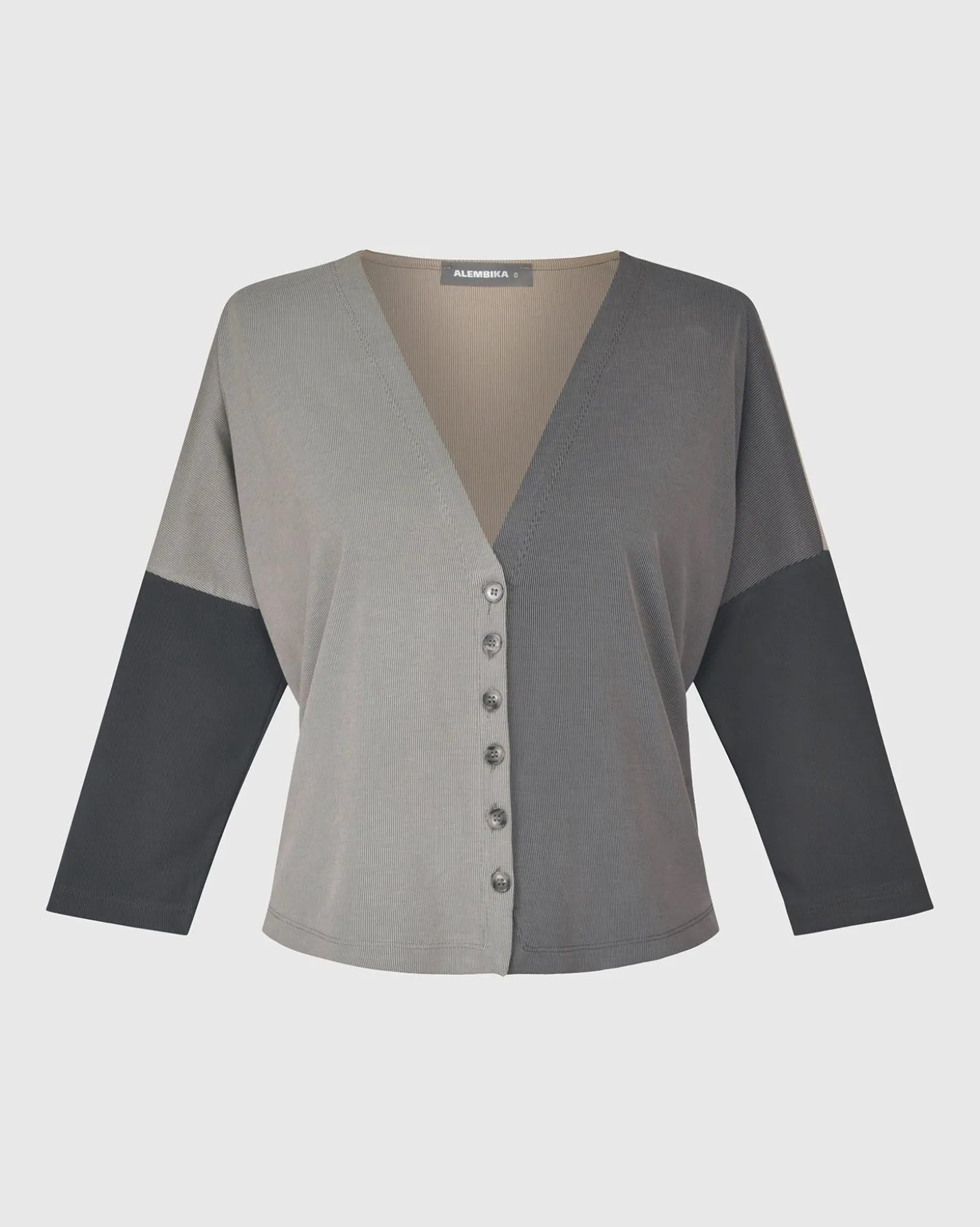Women Alembika Essential Colorblock Cupro Cardigan, Multi