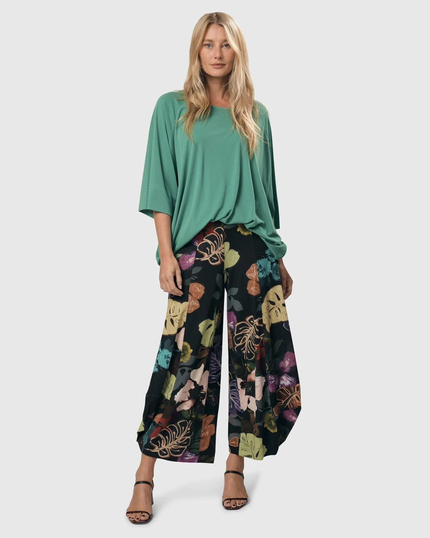 Women Alembika Essential Favorite Cupro Blouson Top, Seafoam