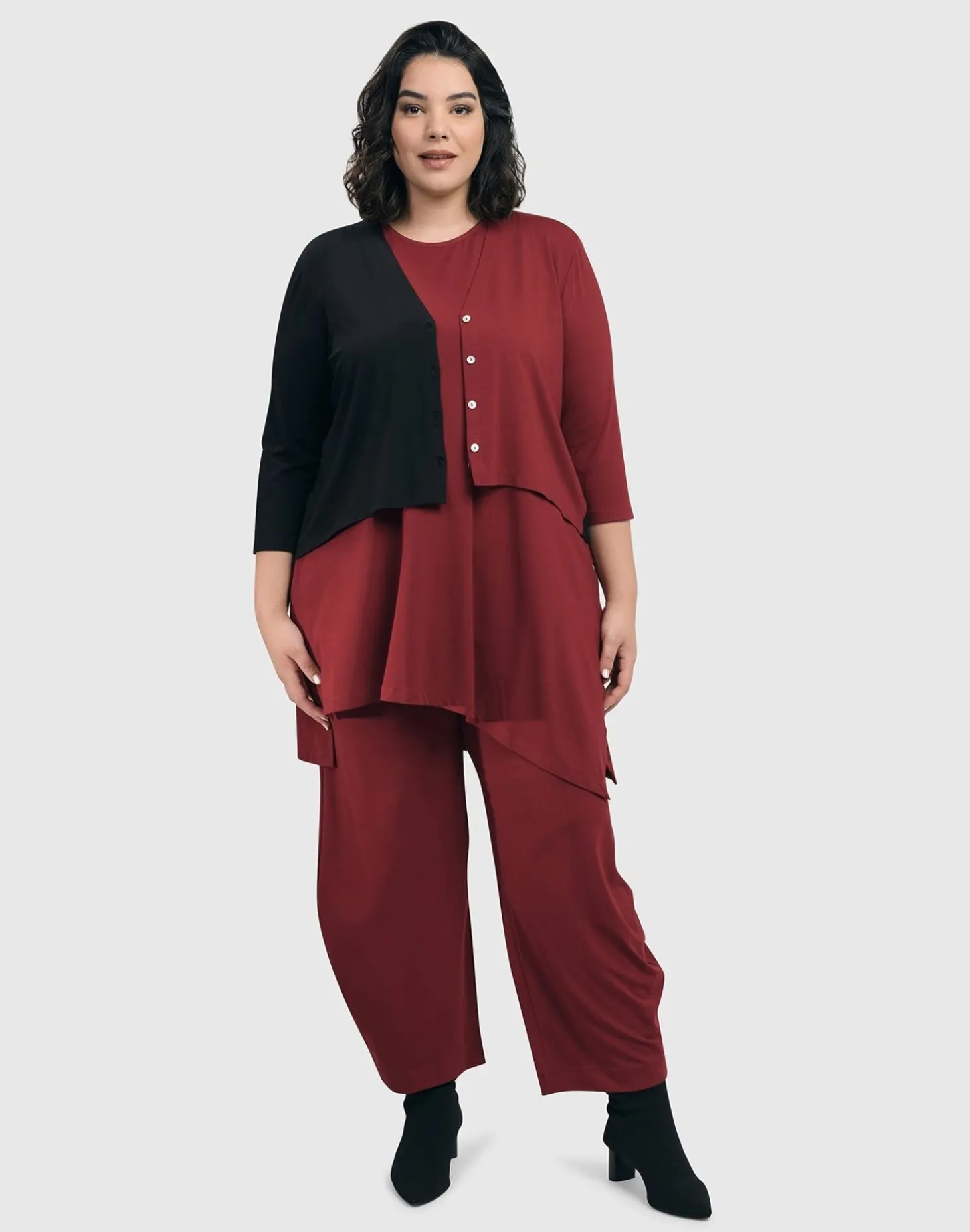 Women Alembika Essential Flow Pants, Plum