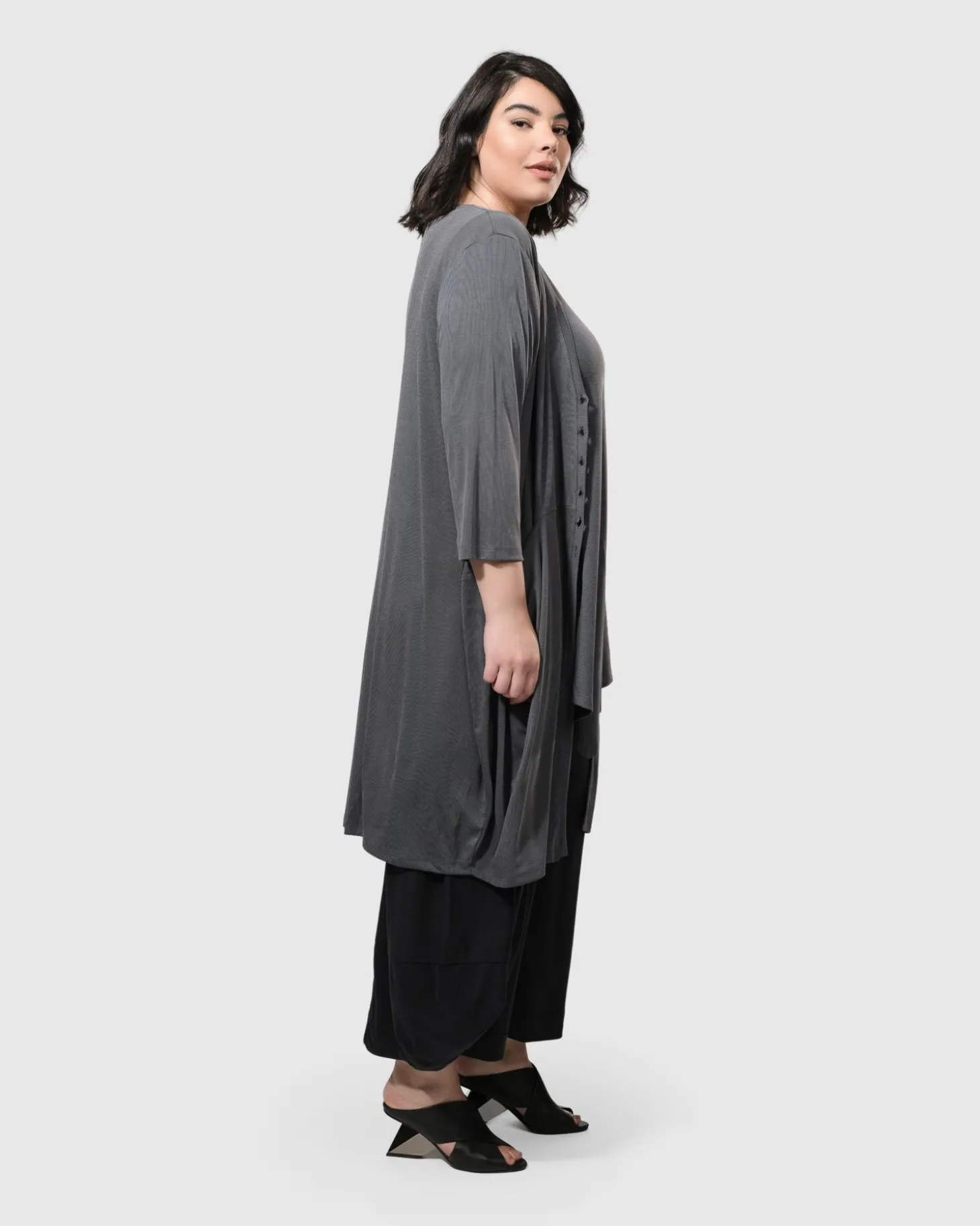 Women Alembika Essential Joy Sleeveless Tunic Top, Grey