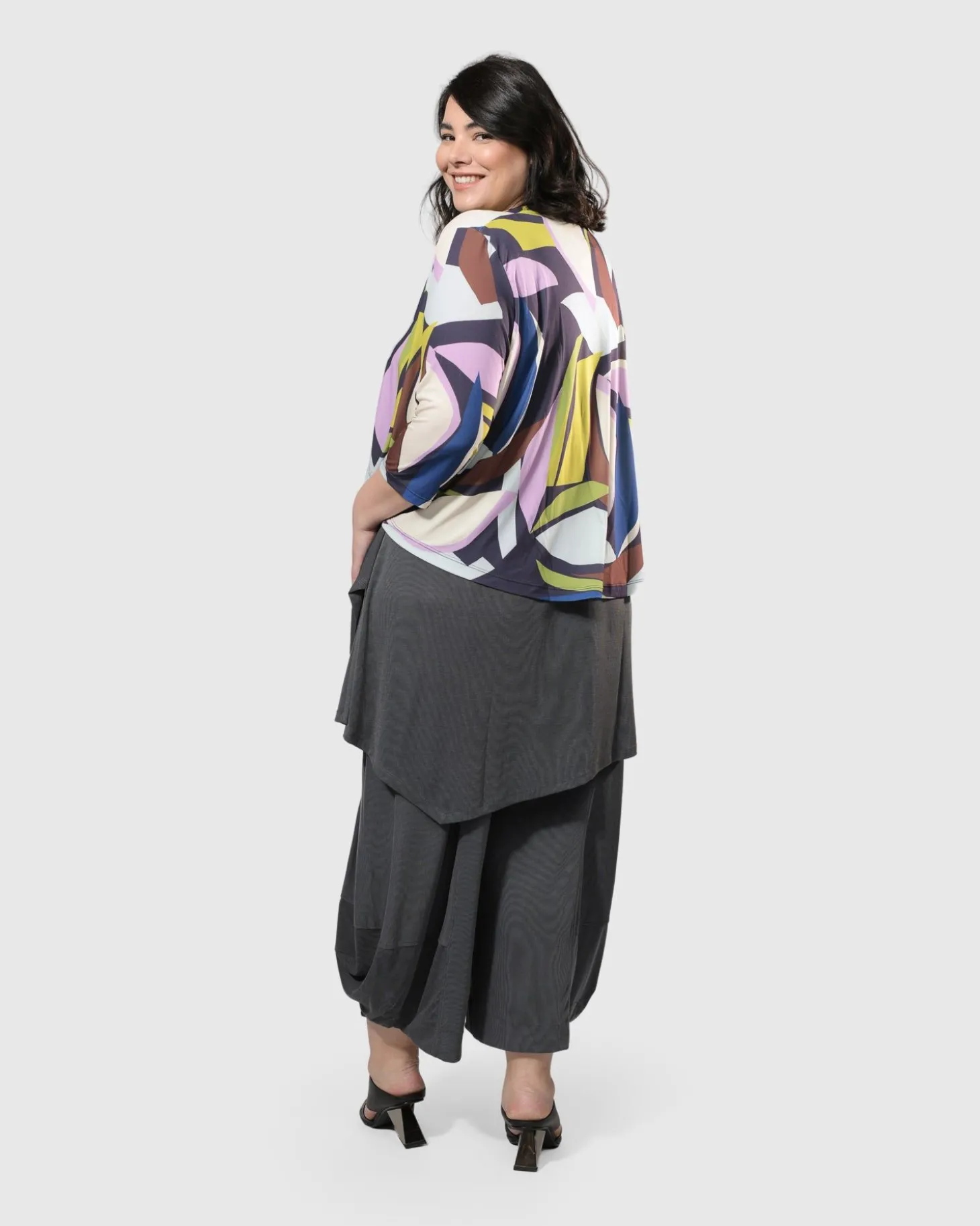 Women Alembika Essential Joy Sleeveless Tunic Top, Grey