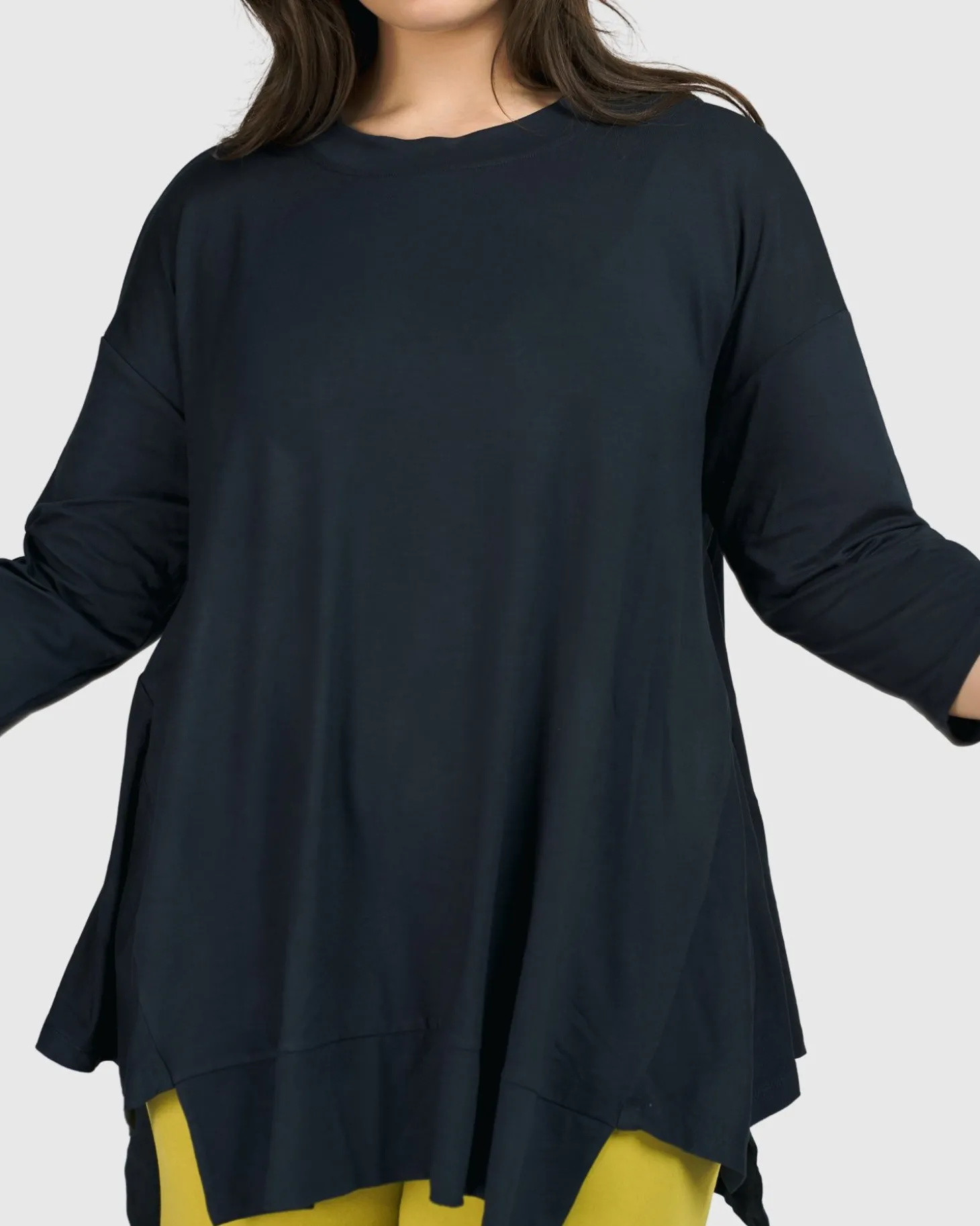 Women Alembika Essential Oversized Trapeze Top, Ocean