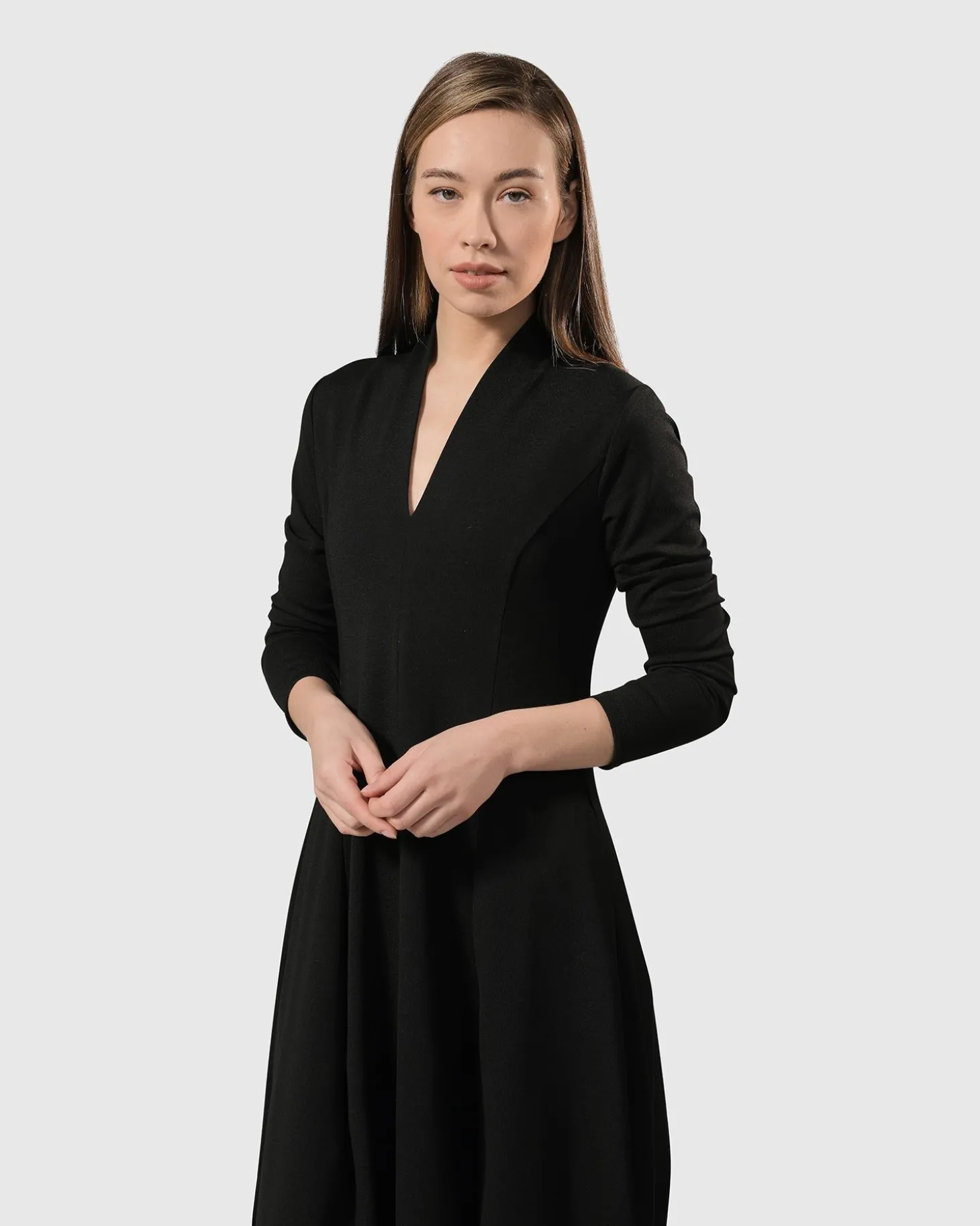Women Alembika Essential Pockets Cocoon Dress, Black
