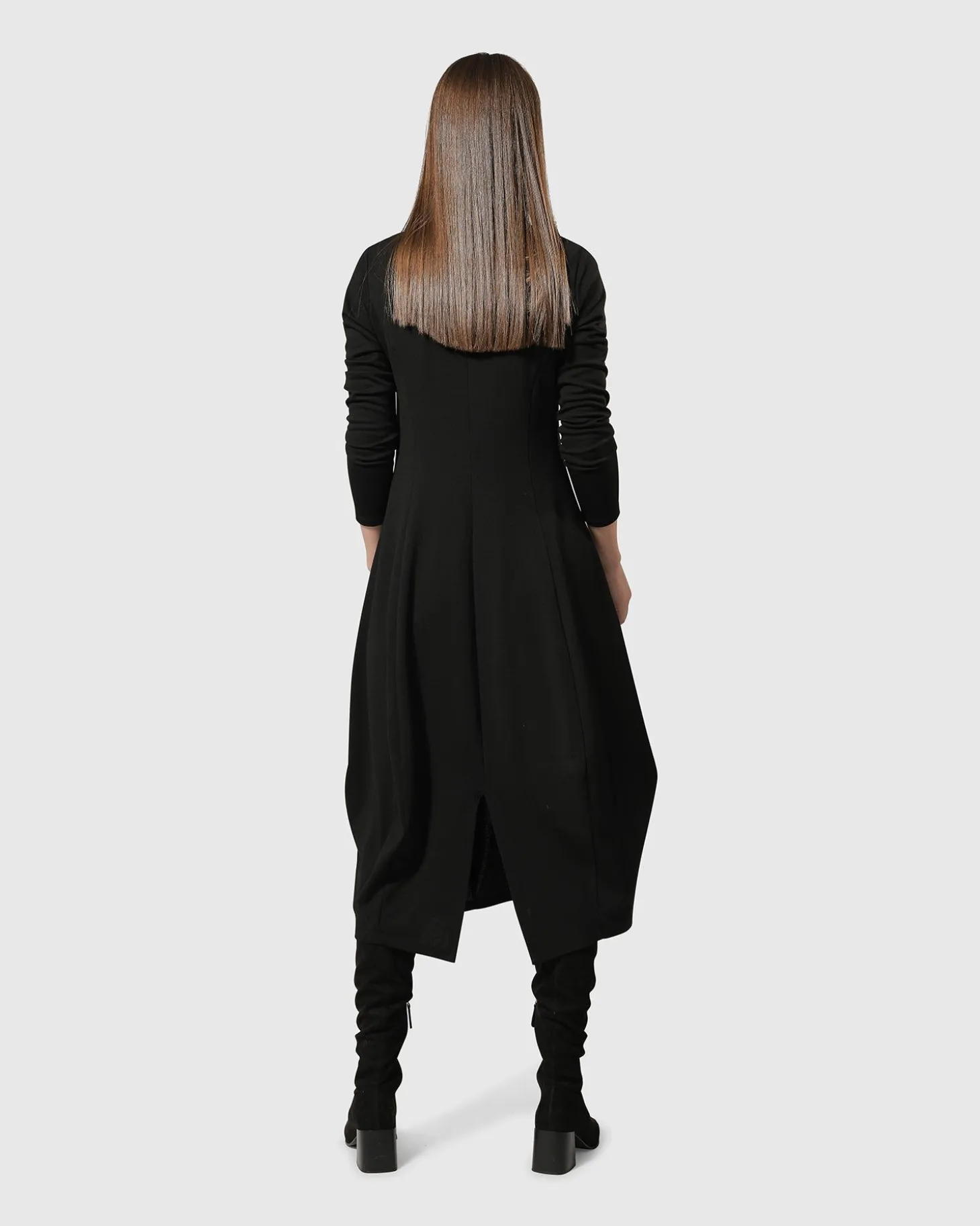 Women Alembika Essential Pockets Cocoon Dress, Black