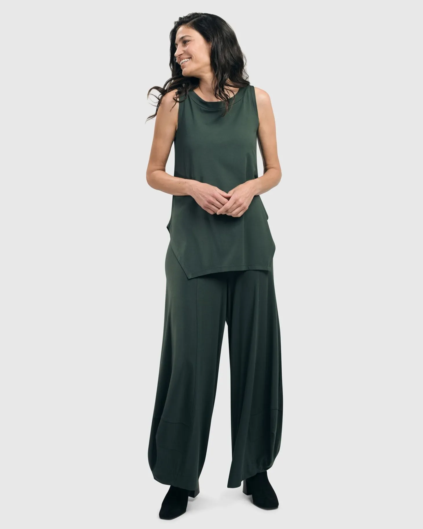 Women Alembika Essential Punto Pants, Tall, Green