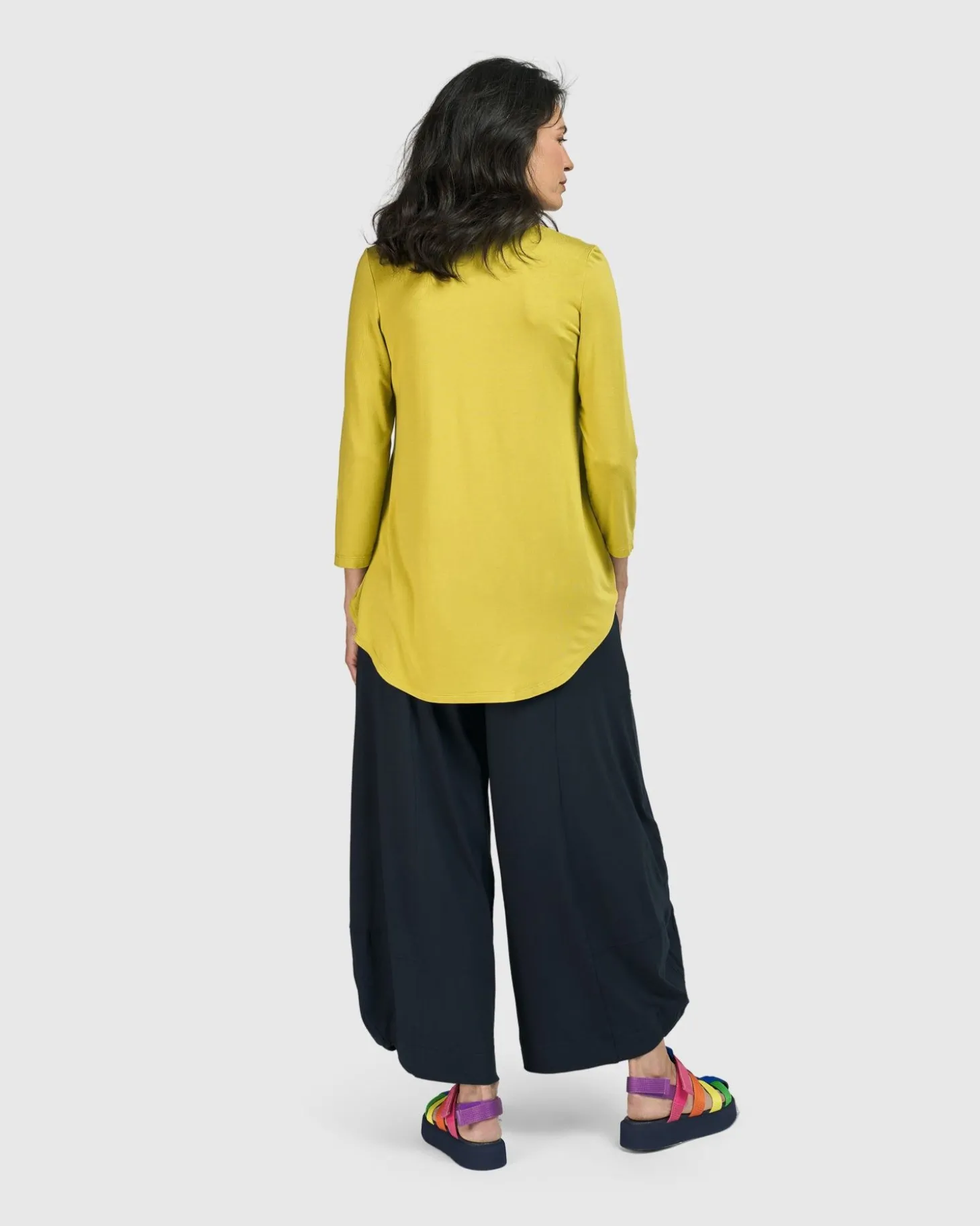Women Alembika Essential Punto Pockets Pants, Ocean