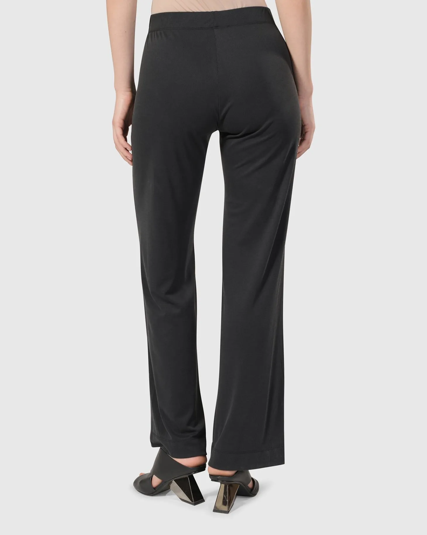 Women Alembika Essential Straight Leg Pants, Charcoal