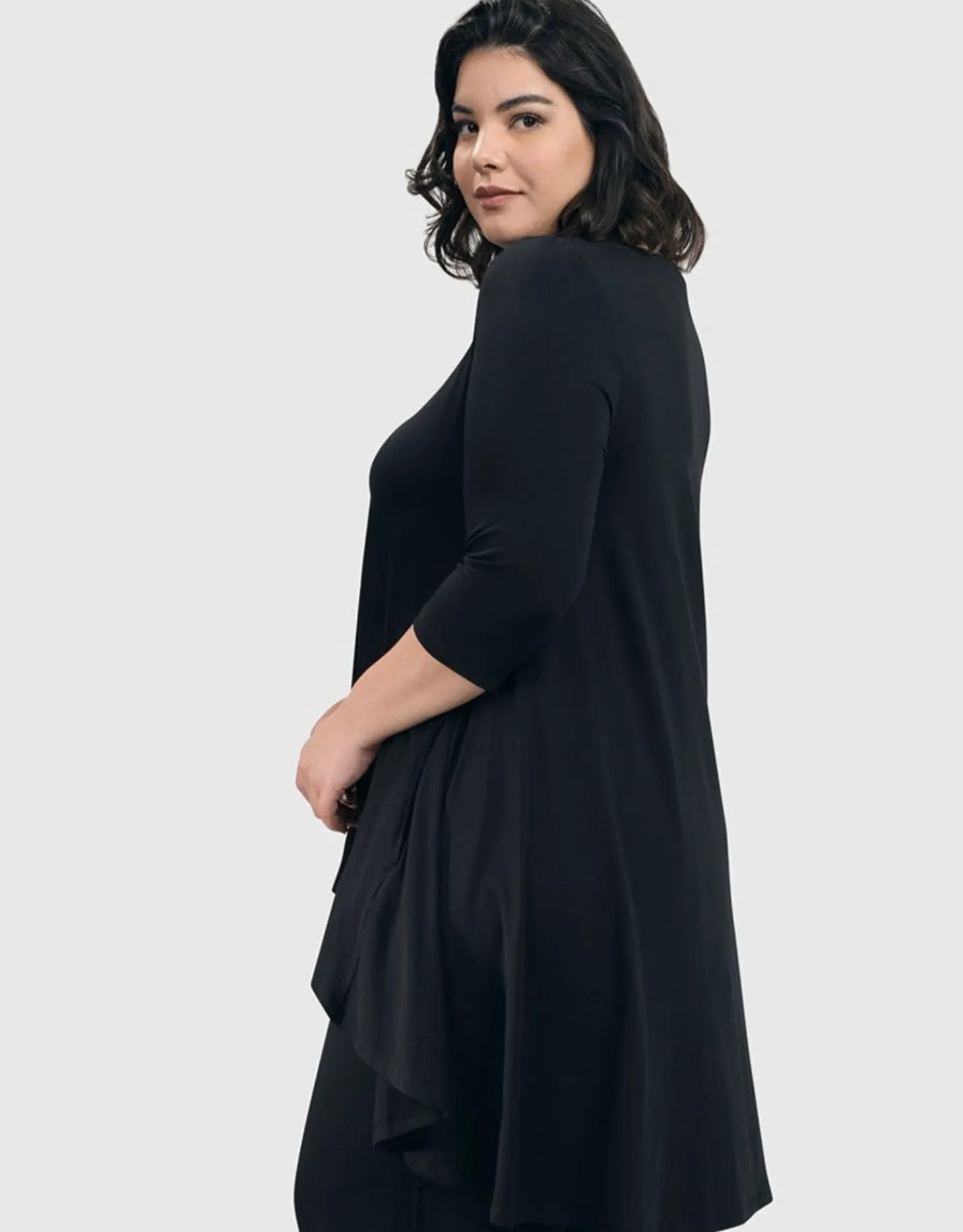 Women Alembika Essential Swing Tunic Top, Black